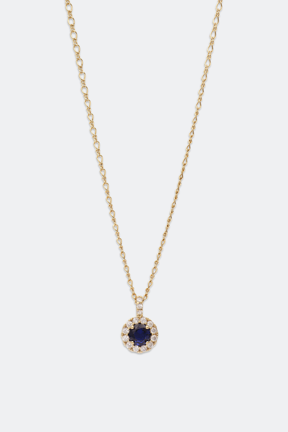 Laurie necklace – Sapphire i gruppen Smykker / Halskjeder / Halskjeder med anheng hos Glitter (254000607202)