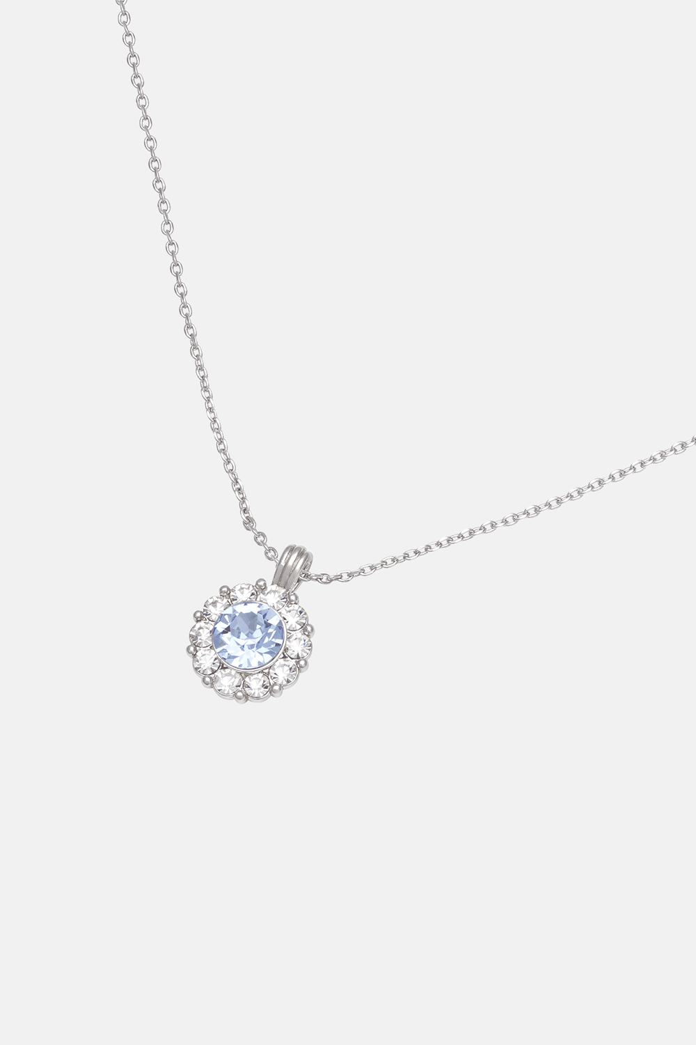 New Miss Sofia necklace - Light sapphire i gruppen Smykker / Halskjeder / Halskjeder med anheng hos Glitter (254000777101)