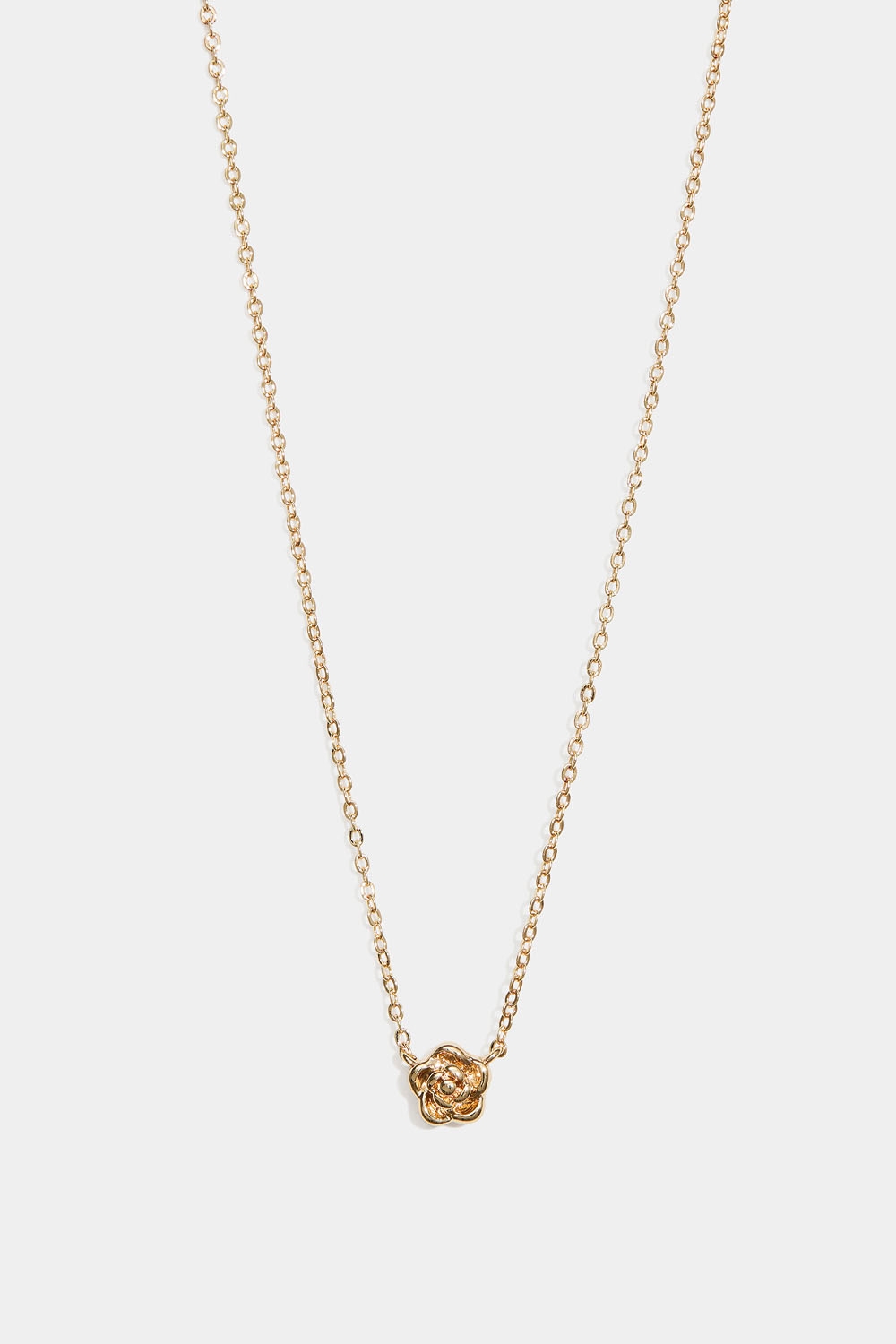 Gullfarget halskjede med litwn rose i gruppen Store week / hos Glitter (254002302002)