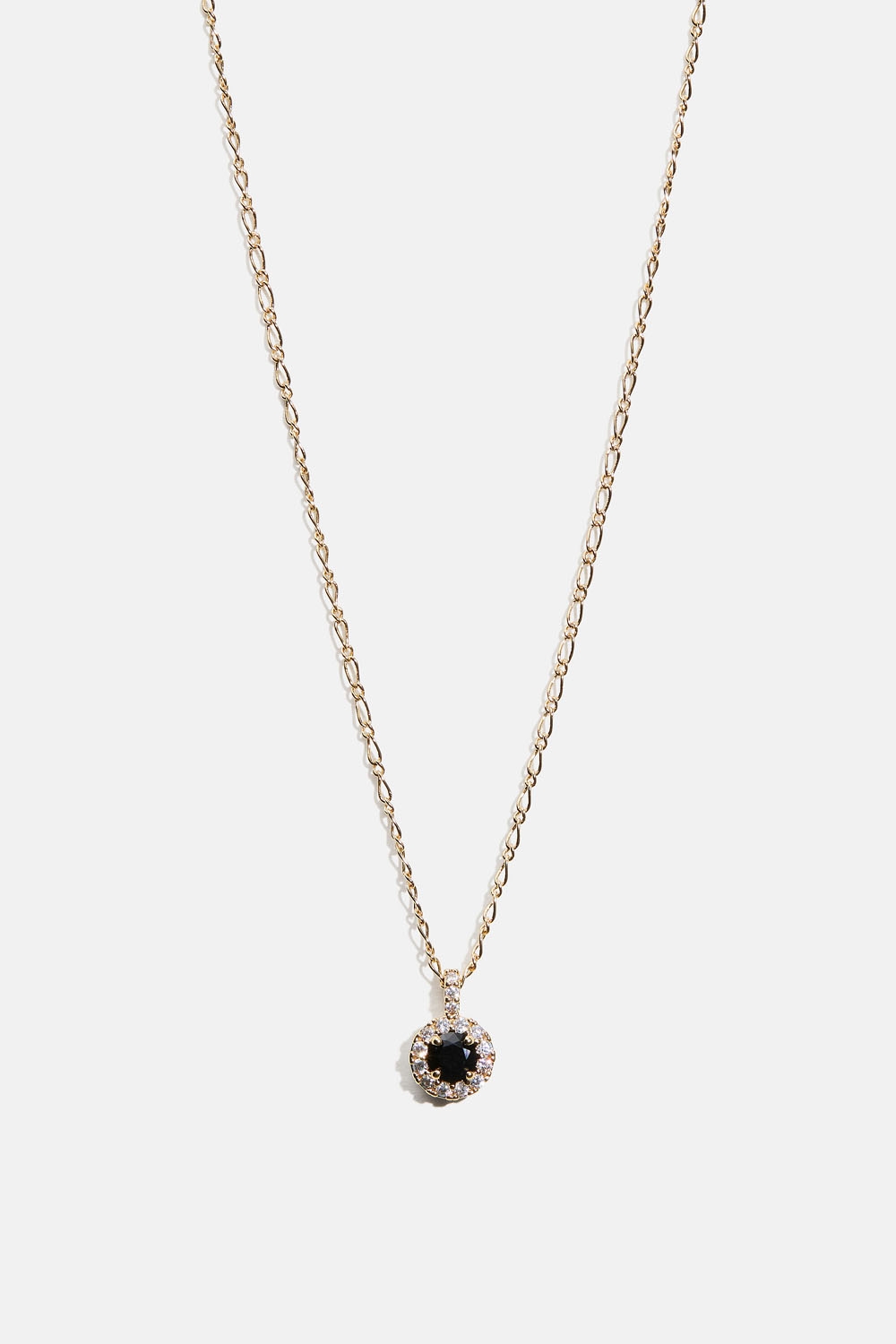 Laurie necklace - Jet i gruppen Smykker / Halskjeder / Halskjeder med anheng hos Glitter (254002519002)