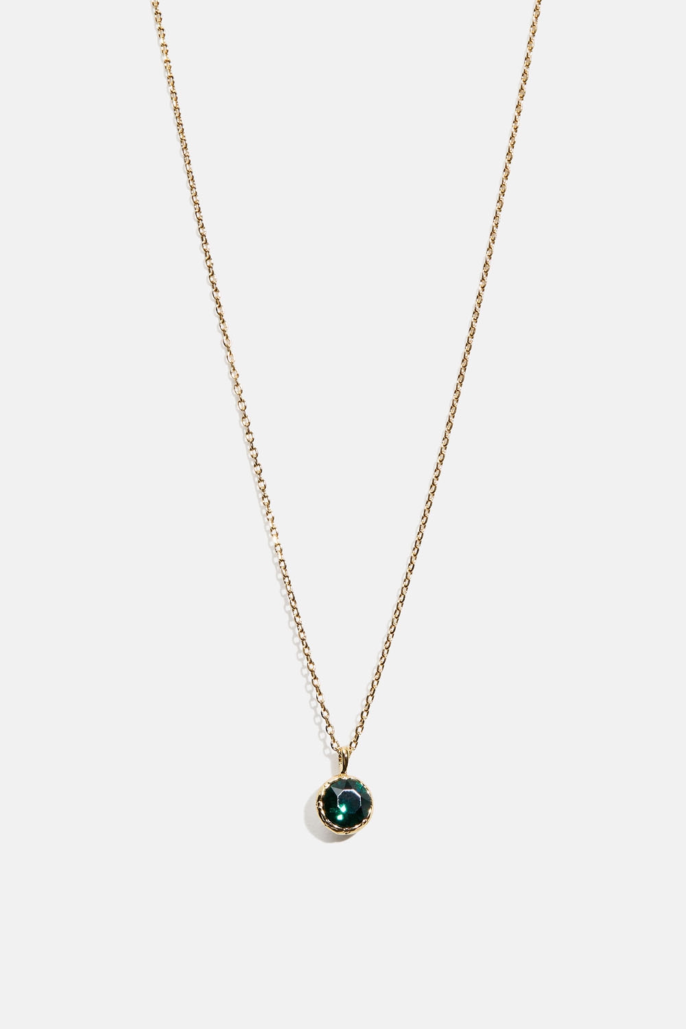 Miss Victoria necklace - Emerald i gruppen Smykker / Halskjeder / Halskjeder med anheng hos Glitter (254002567502)