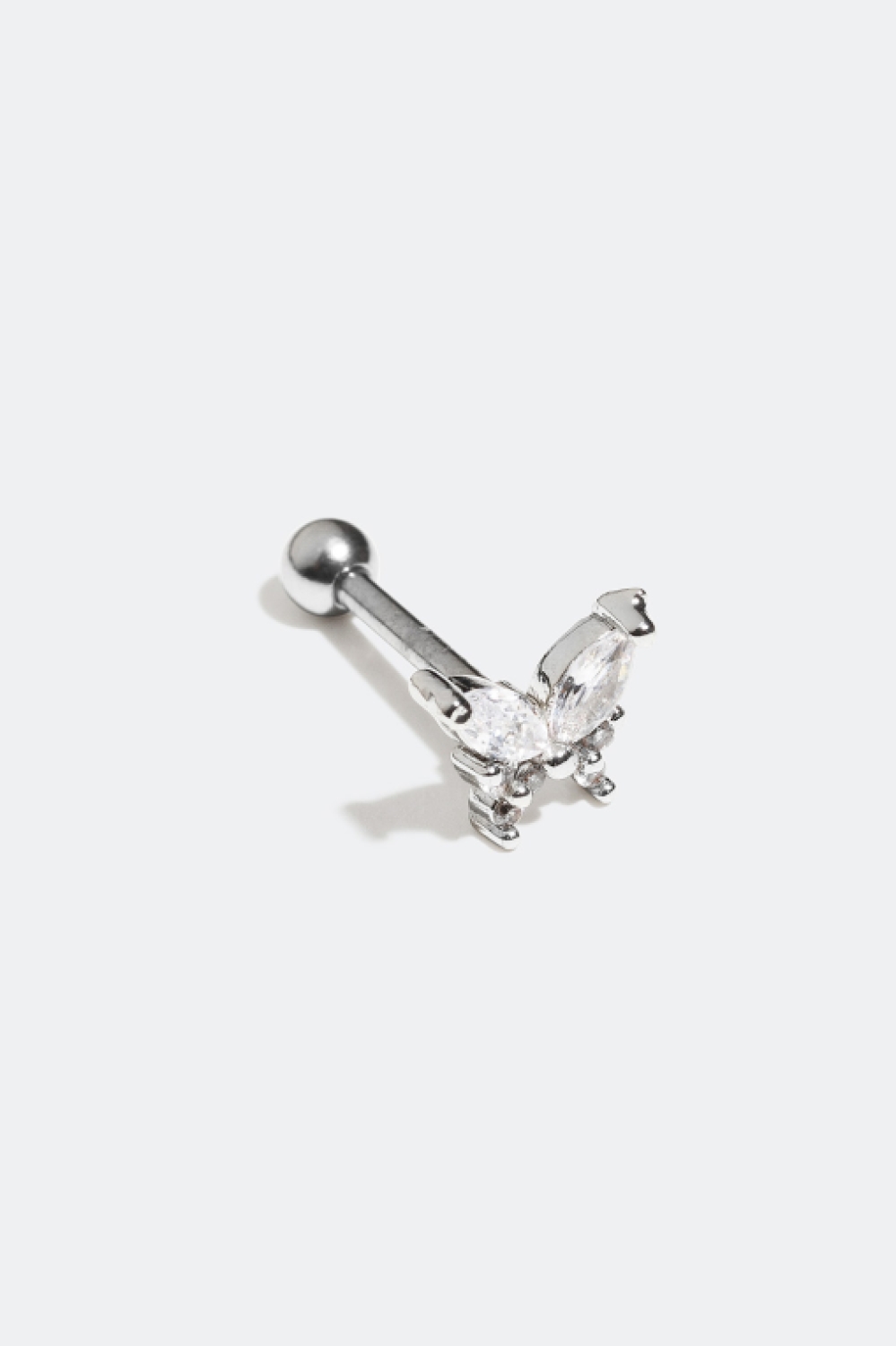 Tragus / helix piercing med sommerfugl i gruppen Smykker / Piercinger hos Glitter (255000041208)