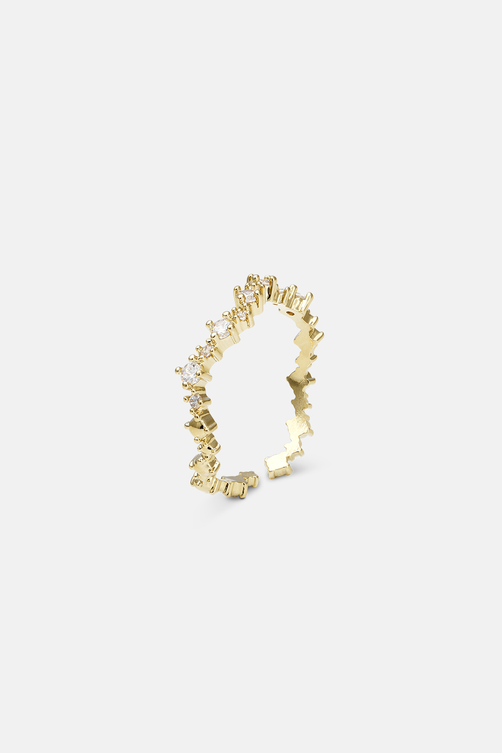 Petite Capella ring - Crystal (Gold) i gruppen Store week / hos Glitter (256000382002)