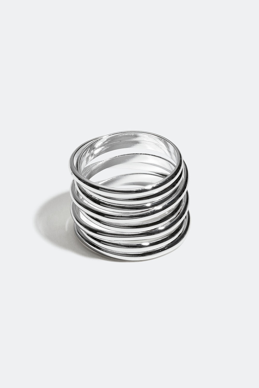 Bred ring med flere rader i gruppen Smykker / Ringer / Brede hos Glitter (25600083)