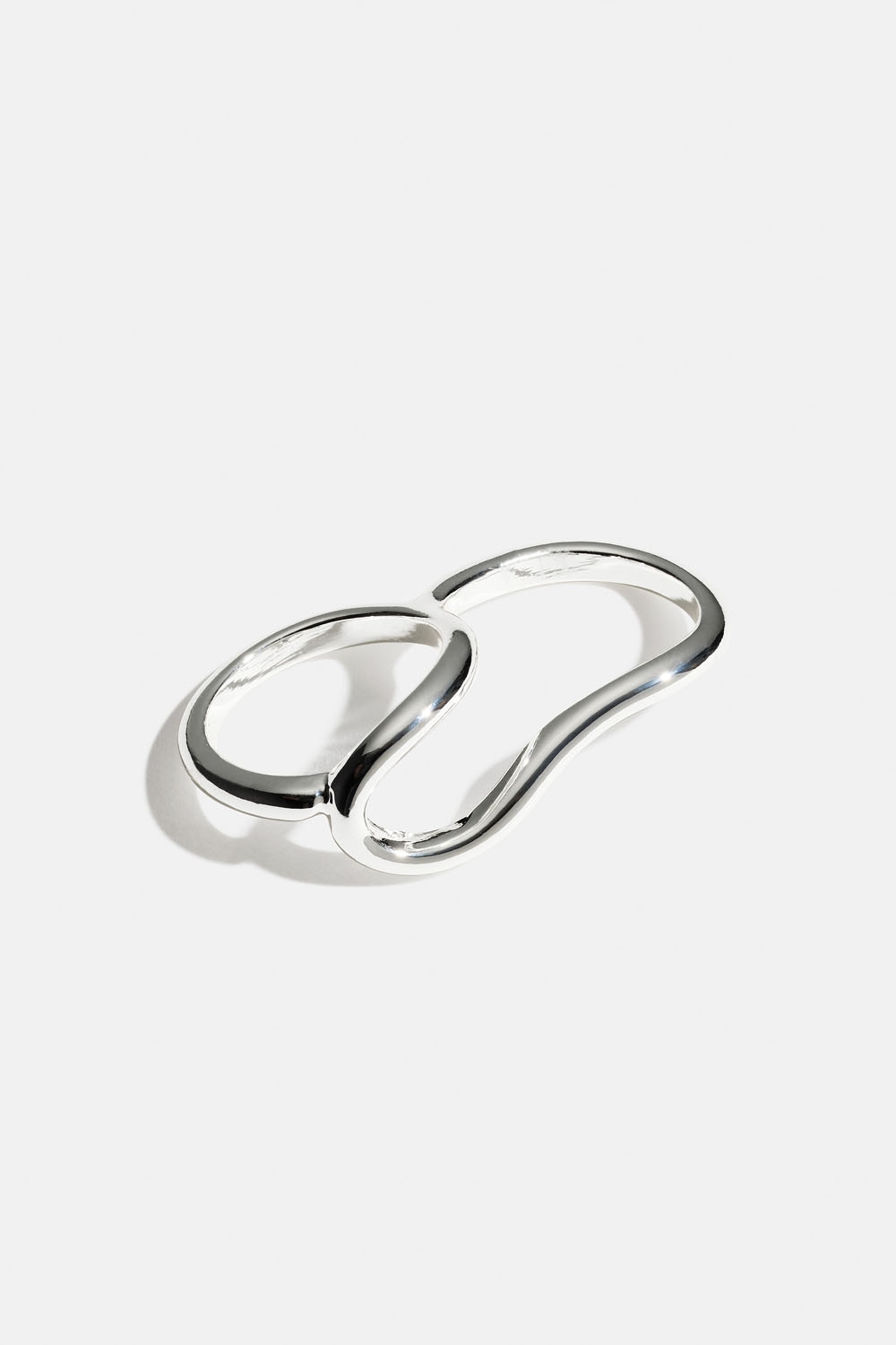 Dobbelt ring med organisk form i gruppen Smykker / Ringer hos Glitter (2560015510)