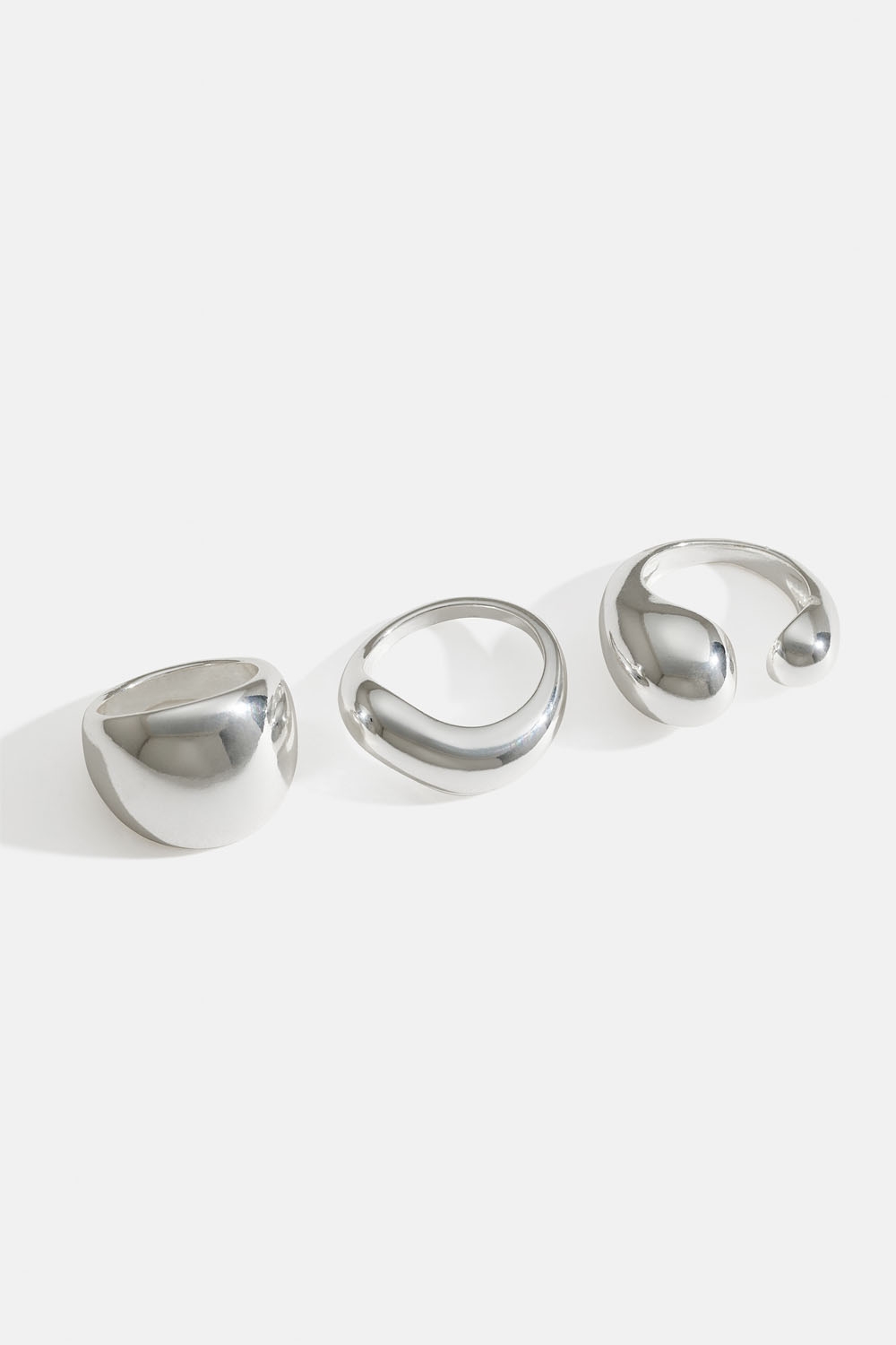 Tykke ringer, 3-pakning i gruppen Smykker / Ringer / Flerpakning hos Glitter (2560015710)