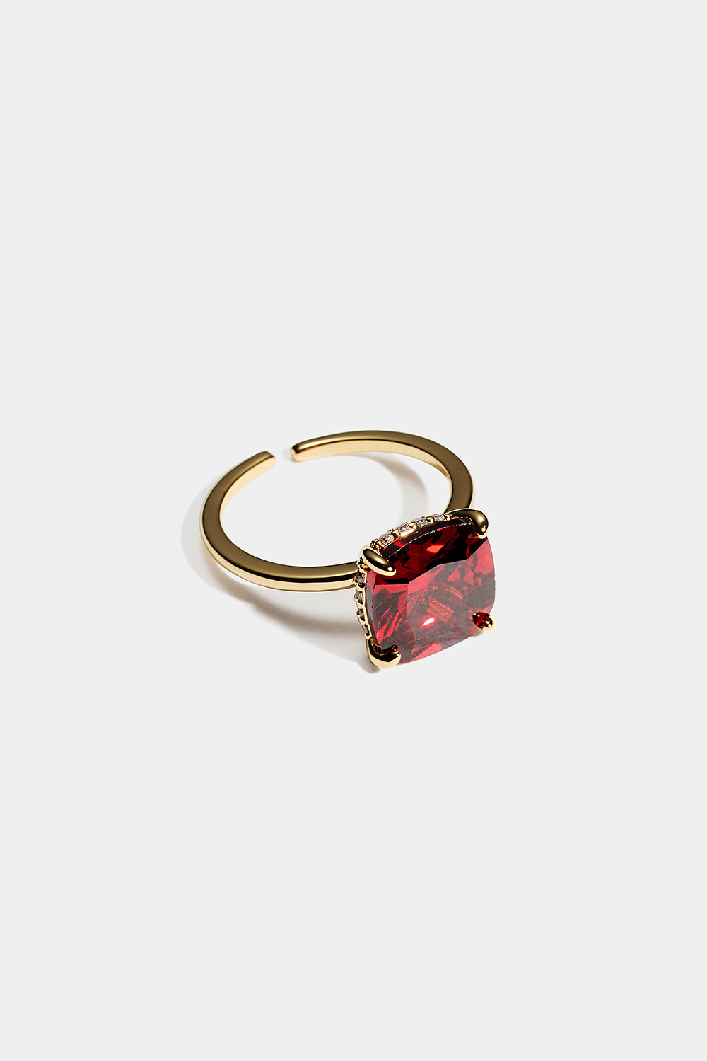 Desiree ring - Garnet i gruppen Smykker / Ringer / Rhinestone hos Glitter (256001756002)