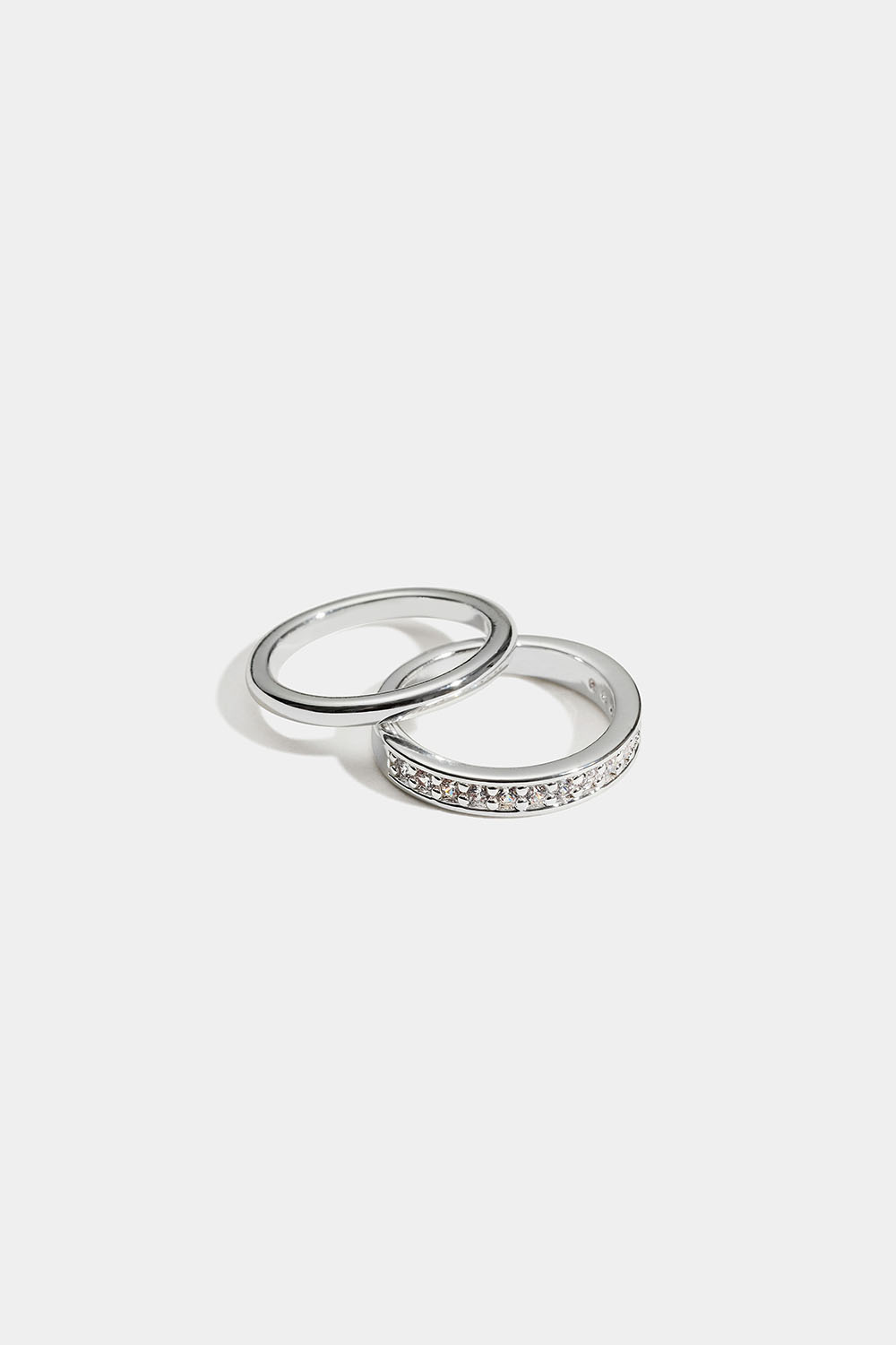 Lillefingerringer med glassteiner, 2-pakning i gruppen Smykker / Ringer hos Glitter (2560020310)