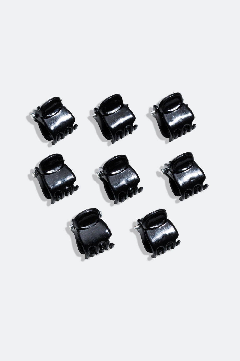 Minihårklype 8-pakning, svart i gruppen Håraccessories / Spenner & klemmer / Hårklyper hos Glitter (301573200000)