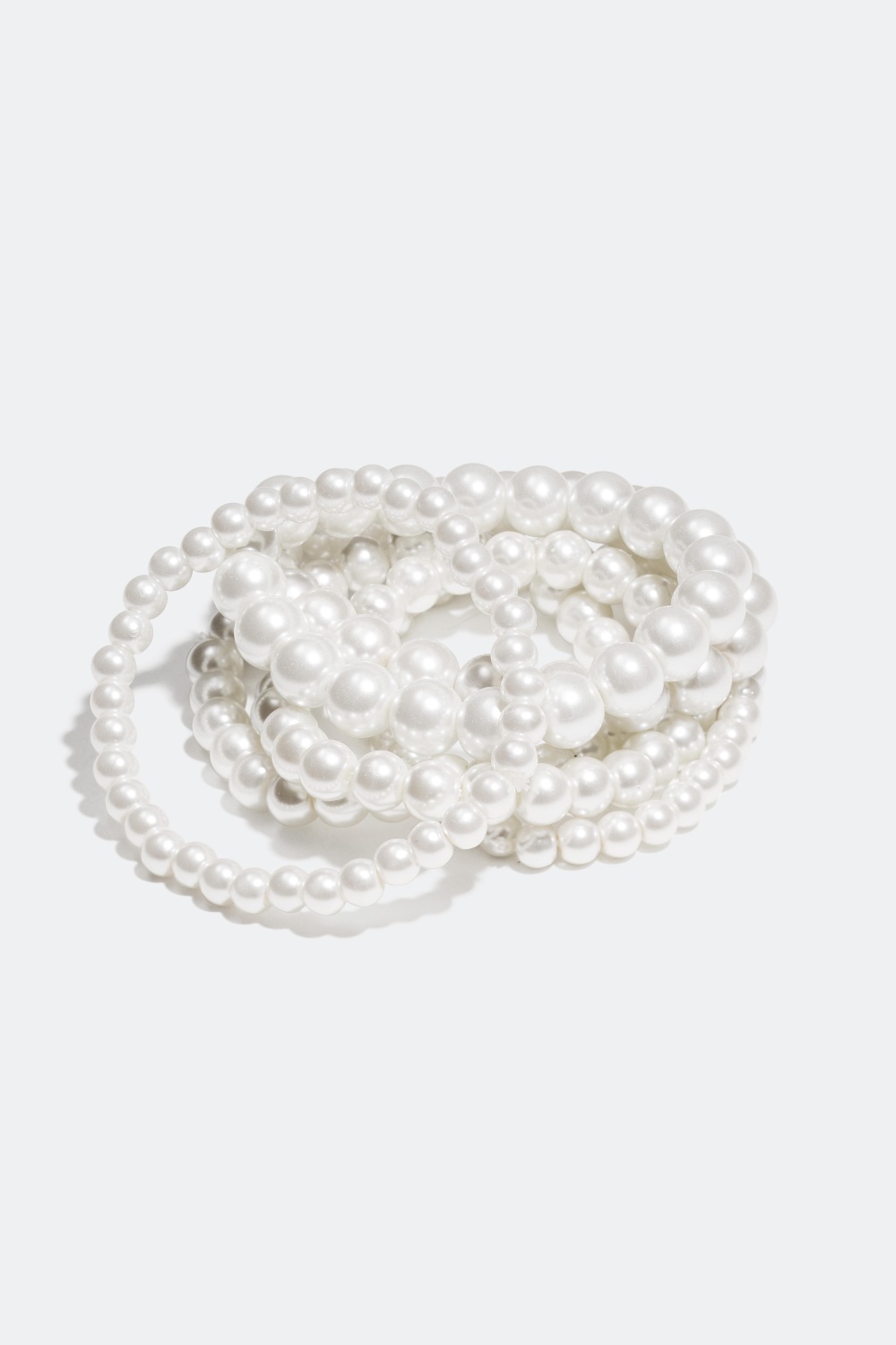 Armbånd med plastperler, 6pk i gruppen Smykker / Armbånd / Flerpakning hos Glitter (302945100000)