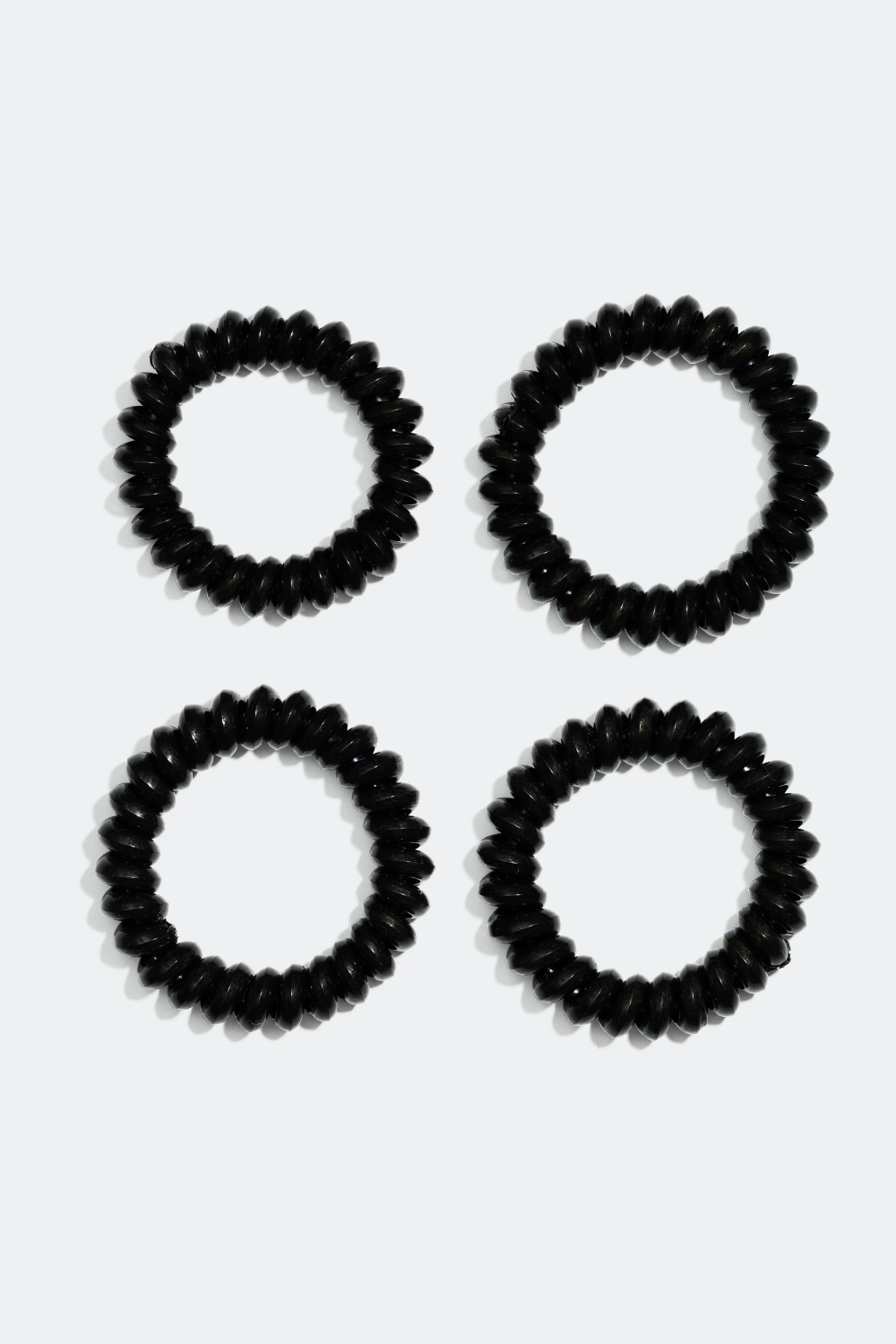 Spiralformede hårstrikk, 4-pack i gruppen Hårtilbehør / Hårstrikker / Flerpakning hos Glitter (305869)