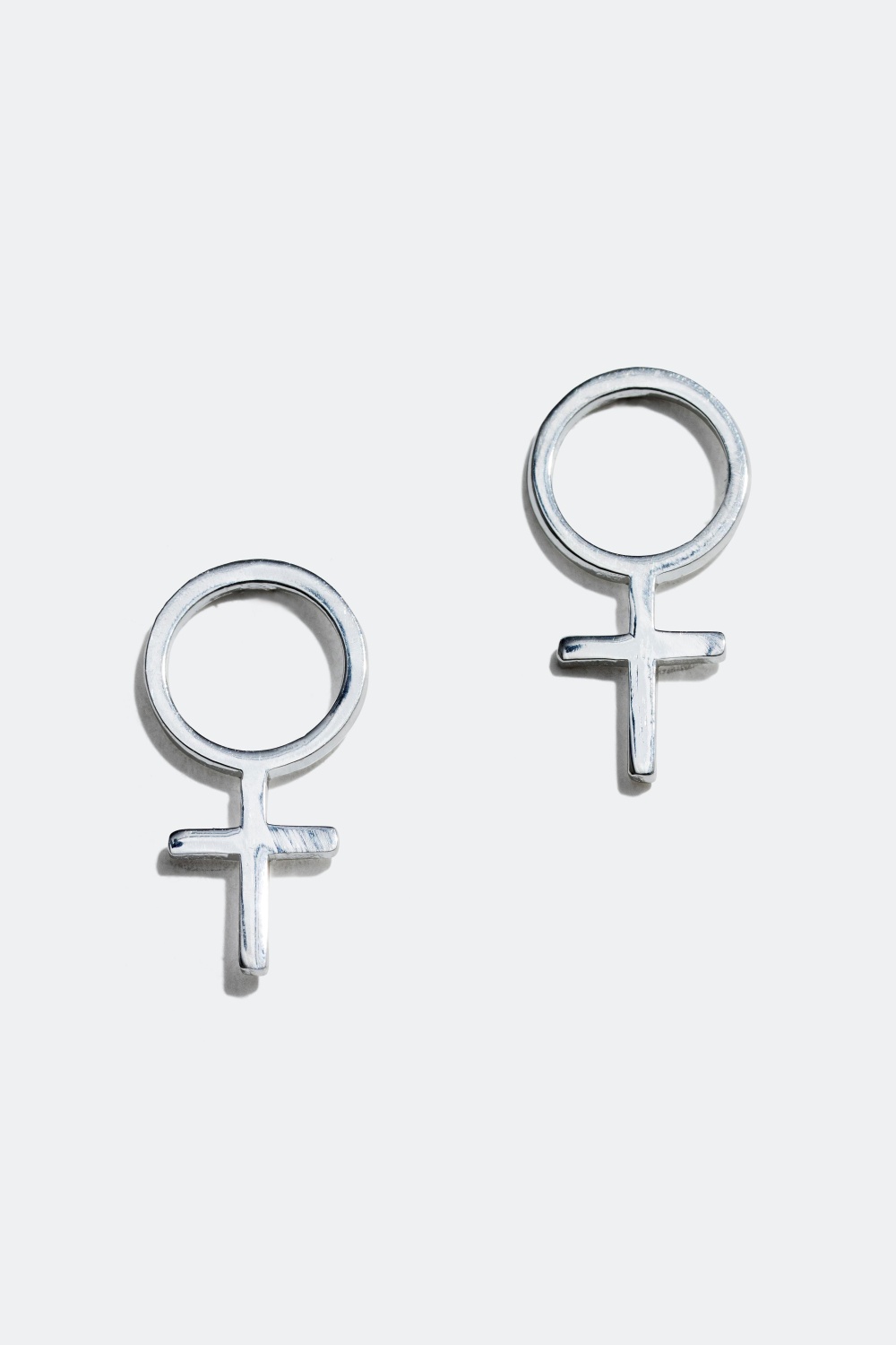 Sølvøredobber, kvinnesymbol i gruppen Ekte sølv / Sølvøredobber / Studs hos Glitter (319972)