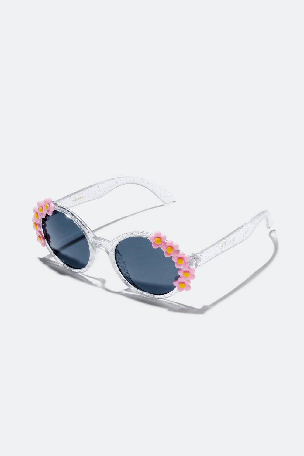 Solbriller for barn, glittrende med blomster i gruppen Barn / Barnetilbehør / Solbriller til barn hos Glitter (322354)