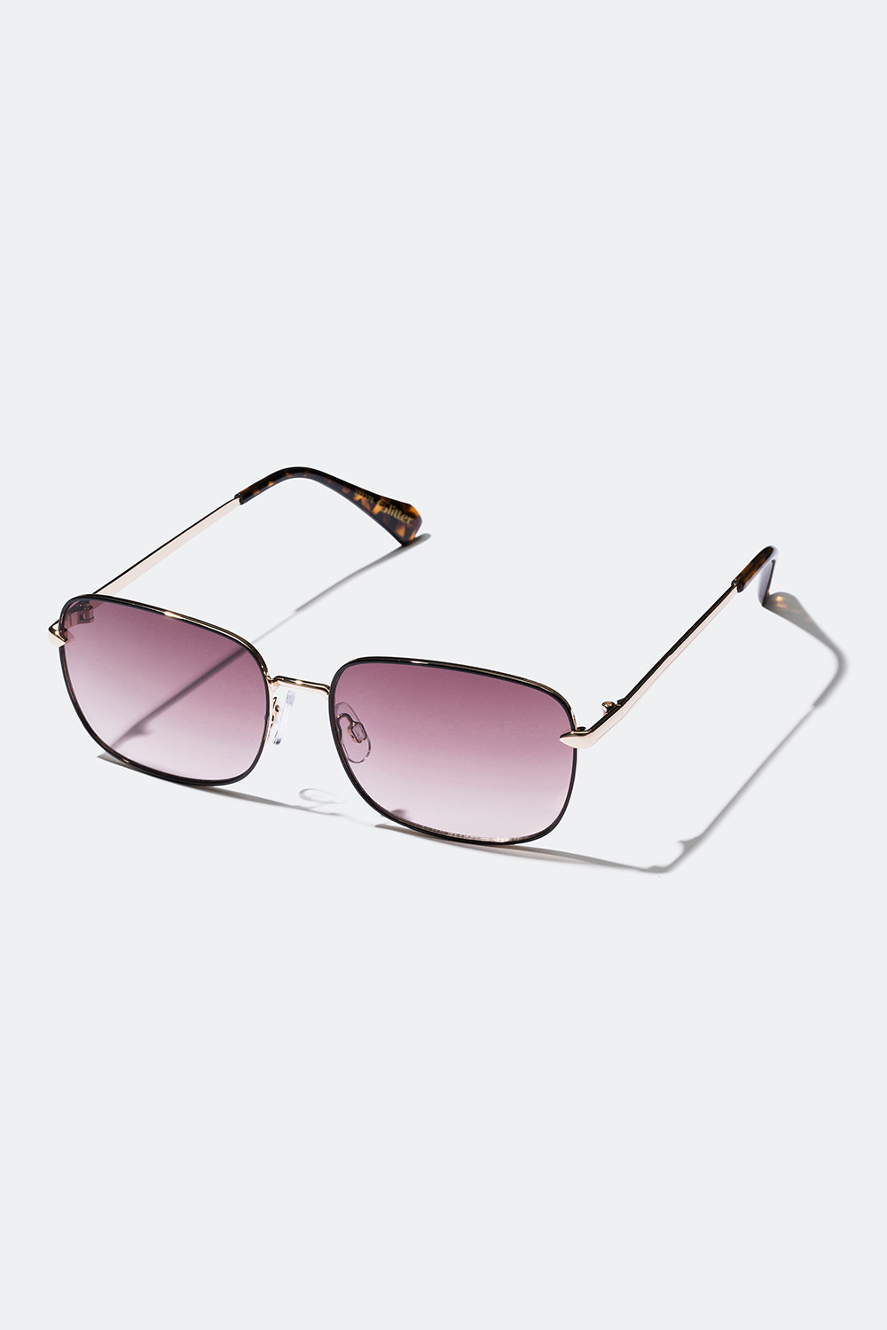 Rektangulære solbriller med fargede glass i gruppen Solbriller hos Glitter (327276)