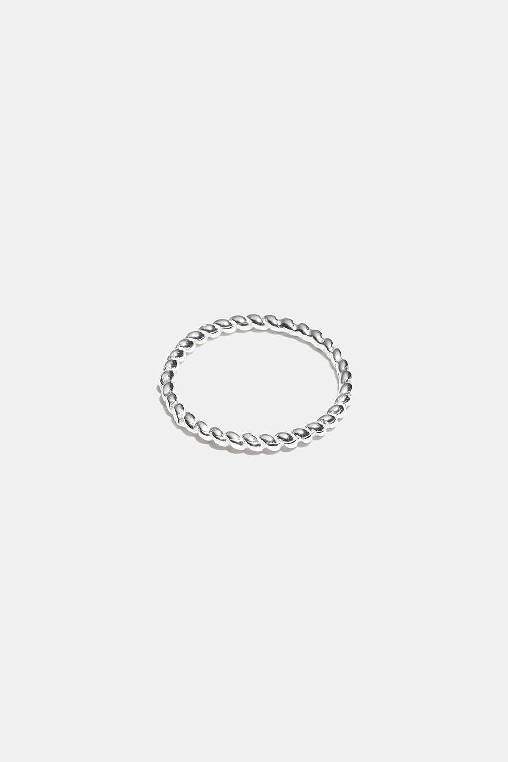 Tvunnet ring i ekte sølv i gruppen Sølvsmykker / Sølvringer / Sølv hos Glitter (328007)