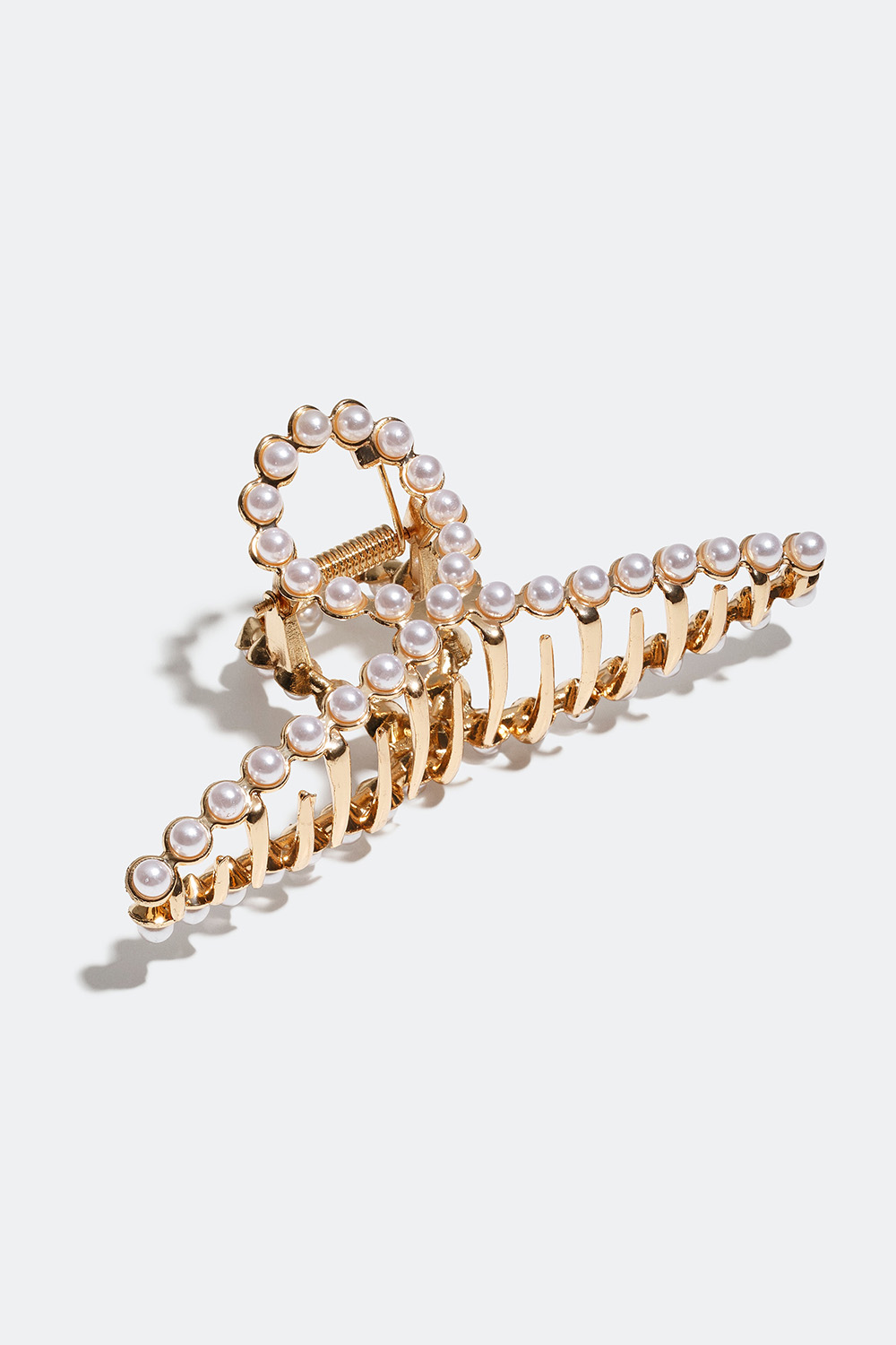 Hårklype med liten sløyfe og perler i gruppen Håraccessories / Spenner & klemmer / Hårklyper hos Glitter (33100089)