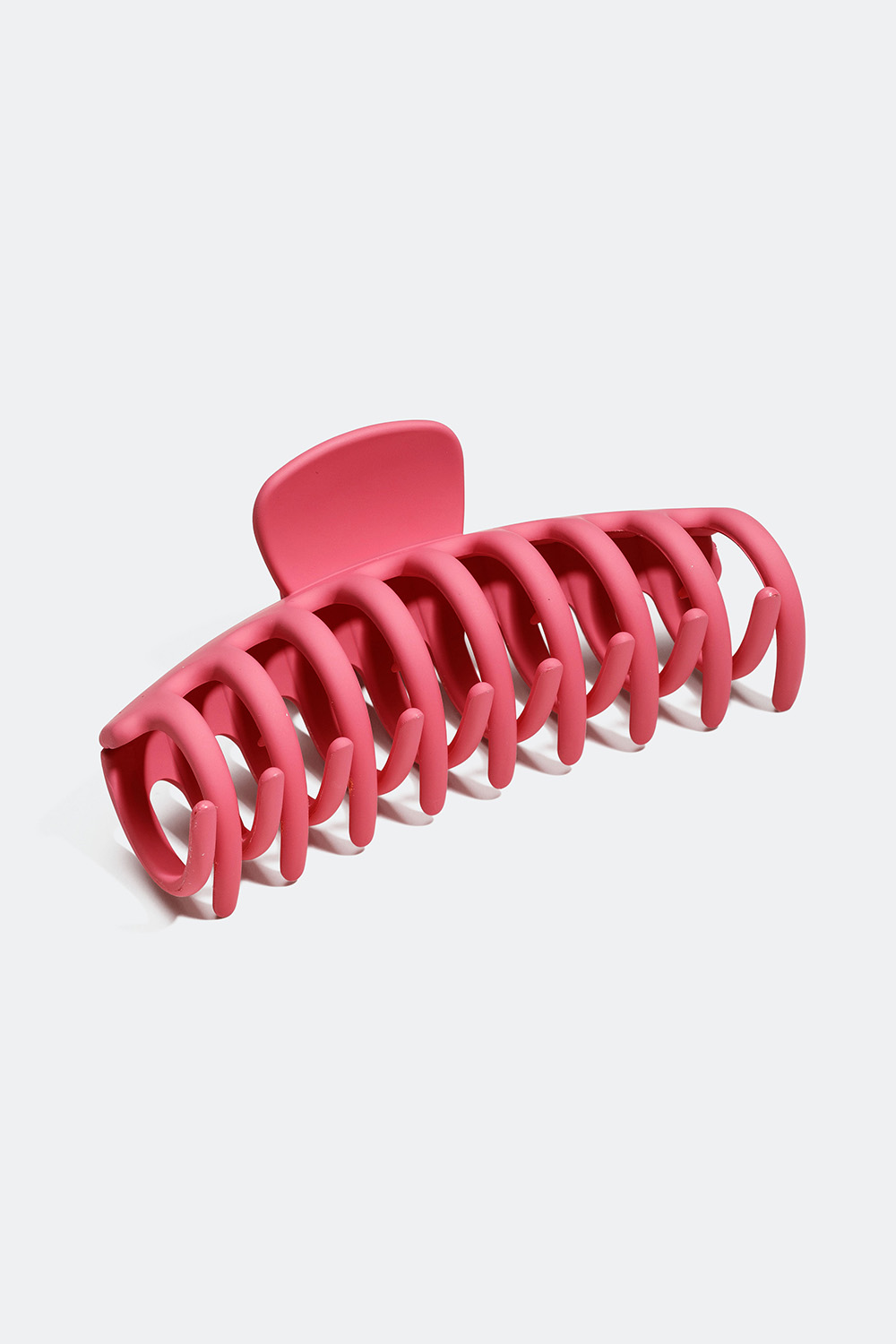 Rosa hårklemme med avlang design i gruppen Håraccessories / Spenner & klemmer / Hårklyper hos Glitter (331000955000)