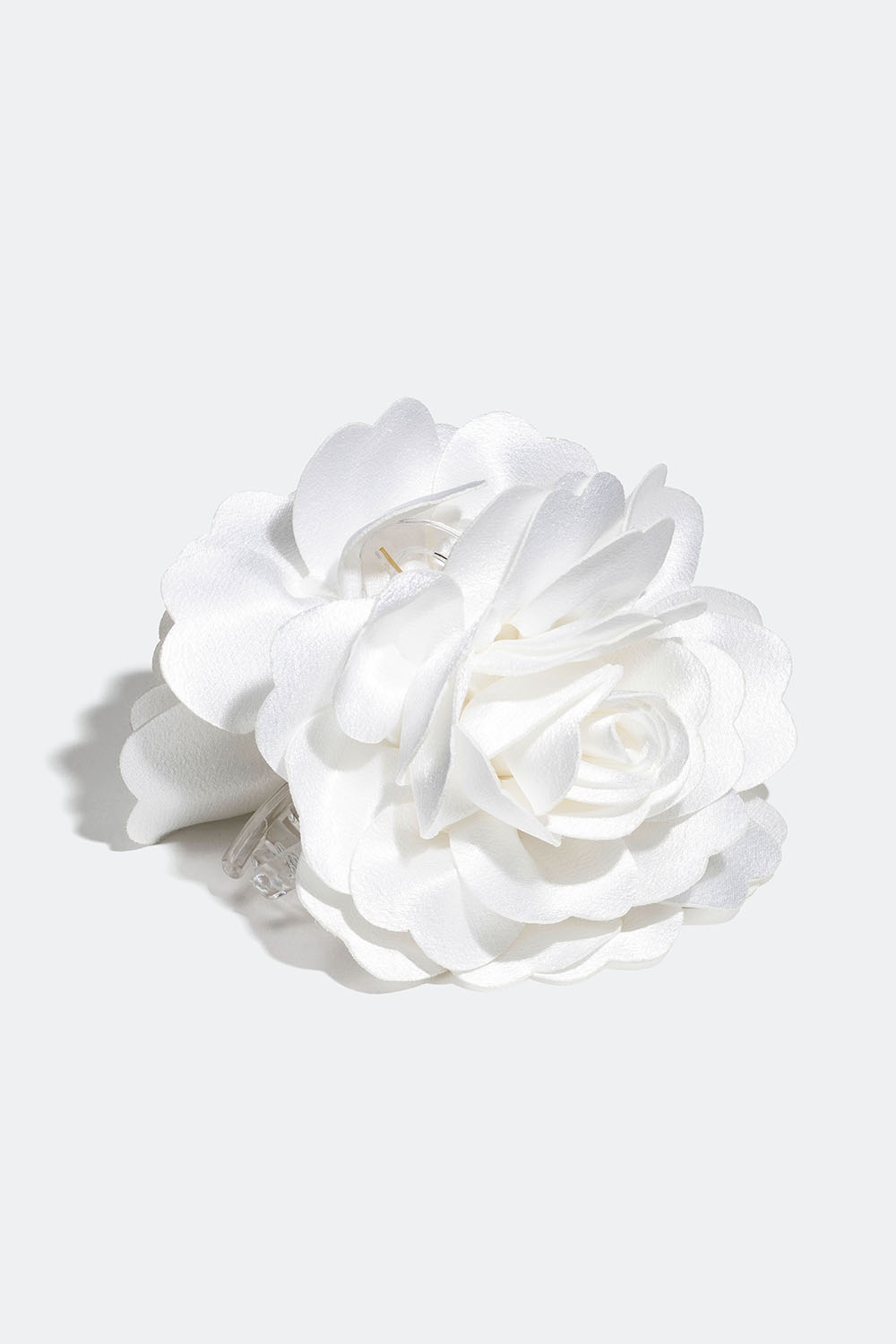 Hårklemme med hvit blomst i gruppen Håraccessories / Spenner & klemmer / Hårklyper hos Glitter (331001573100)