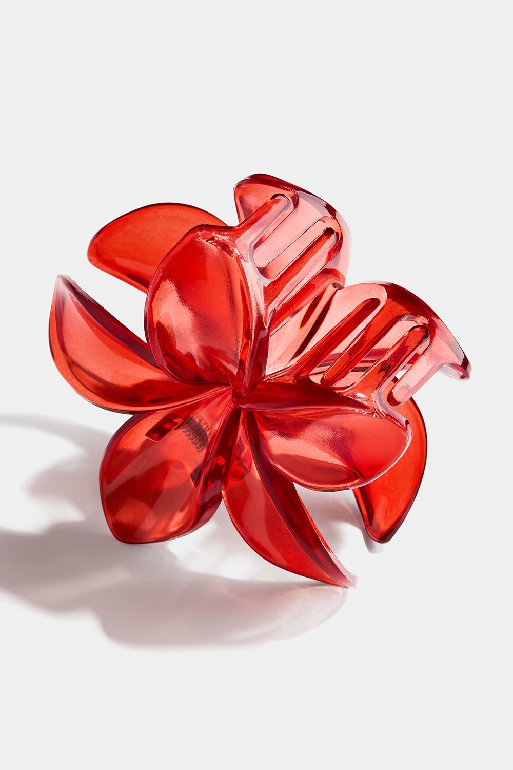Rød blomsterklemme i gruppen Håraccessories / Spenner & klemmer / Hårklyper hos Glitter (331001746000)