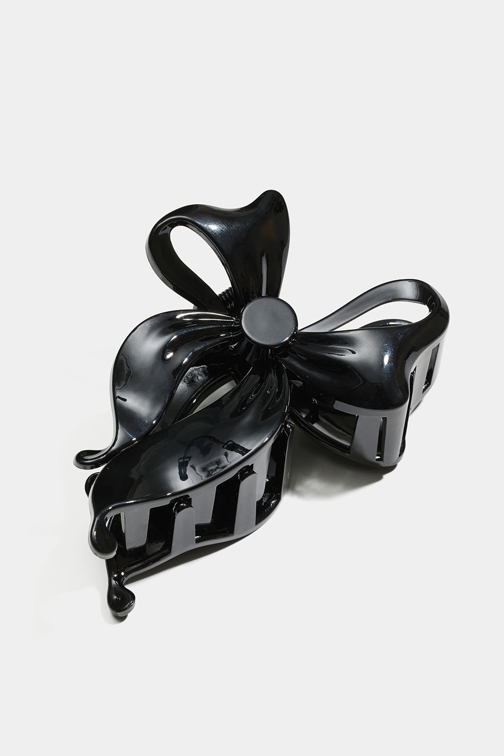 Svart sløyseformet hårklemme i gruppen Håraccessories / Spenner & klemmer / Hårklyper hos Glitter (331001789000)