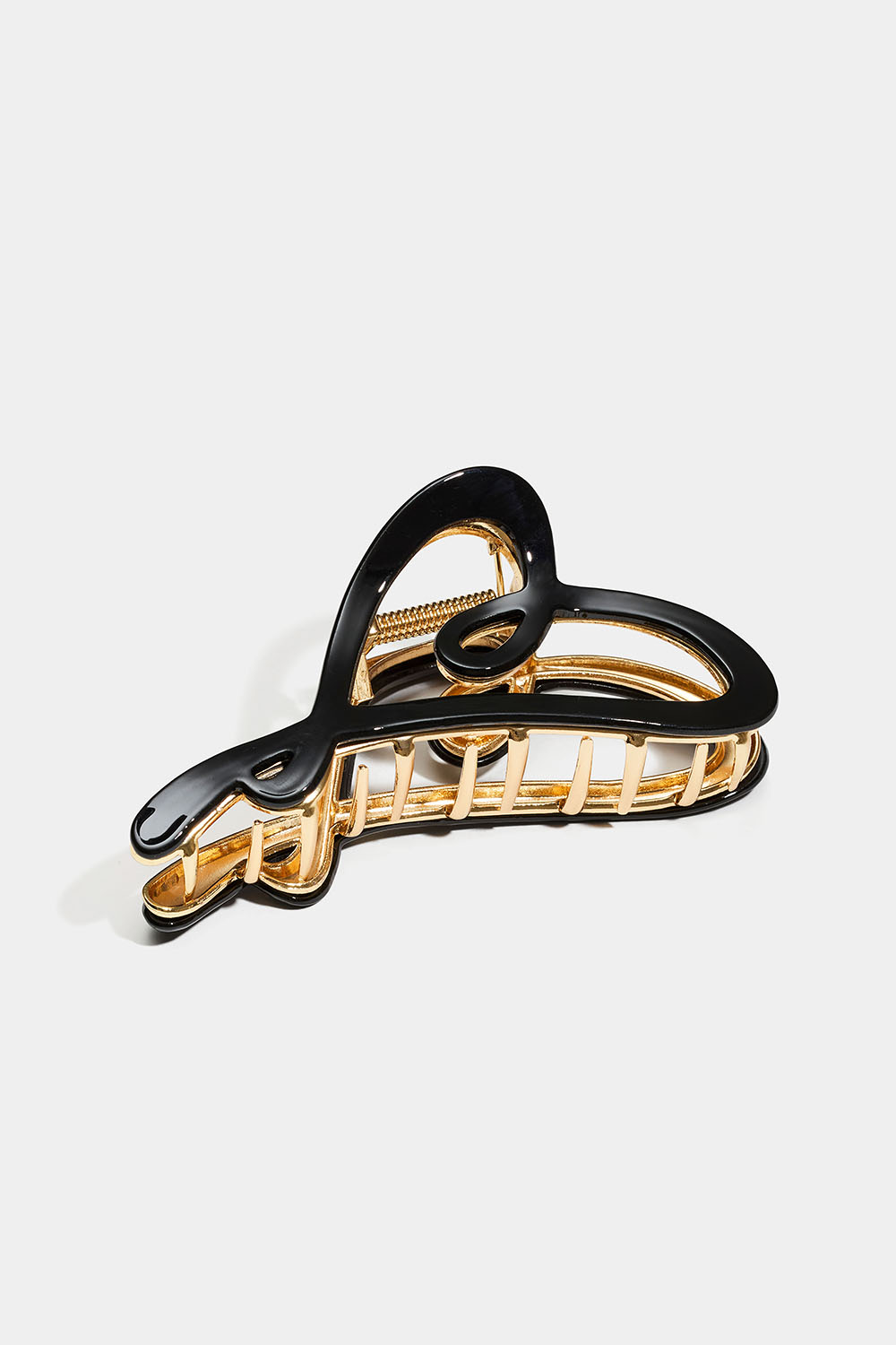 Svart hjerteformet hårspenne i gruppen Håraccessories / Spenner & klemmer / Hårklyper hos Glitter (331002269000)