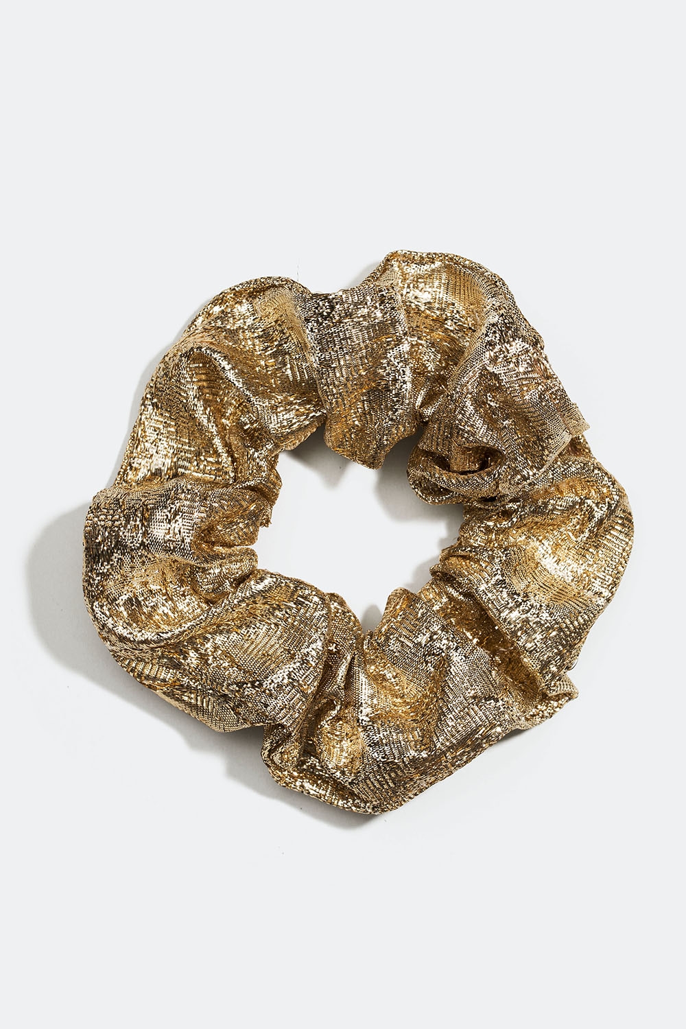 Gullfarget scrunchie i gruppen Håraccessories / Scrunchies hos Glitter (332000702000)