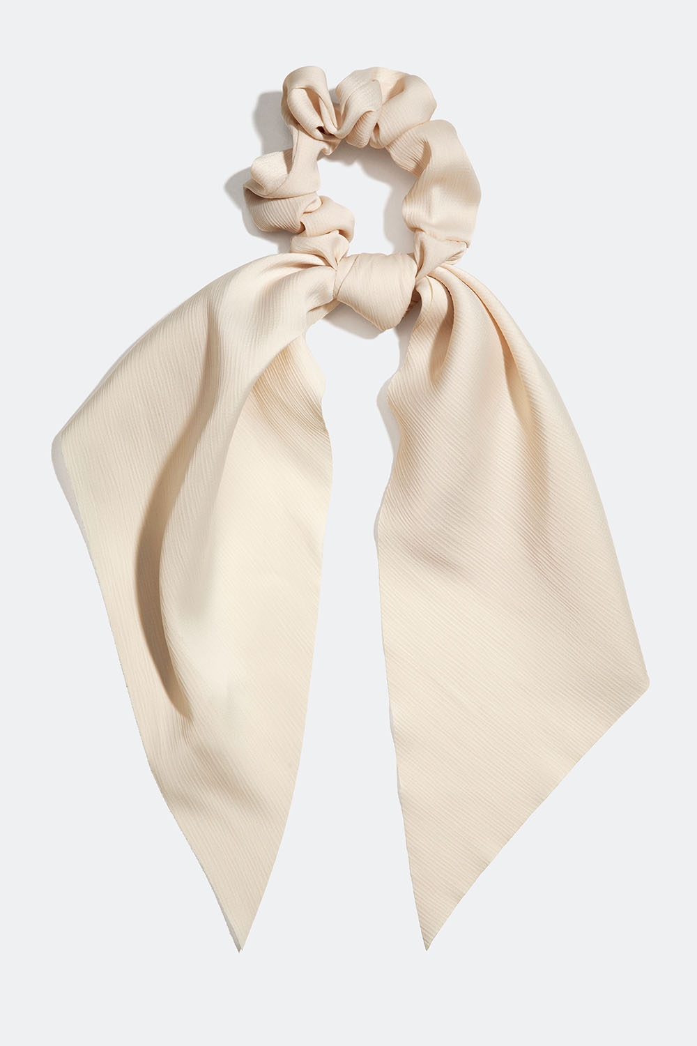 Beige scrunchie-hale i gruppen Håraccessories / Scrunchies / Scrunchier med tørkledetalj hos Glitter (332000798300)
