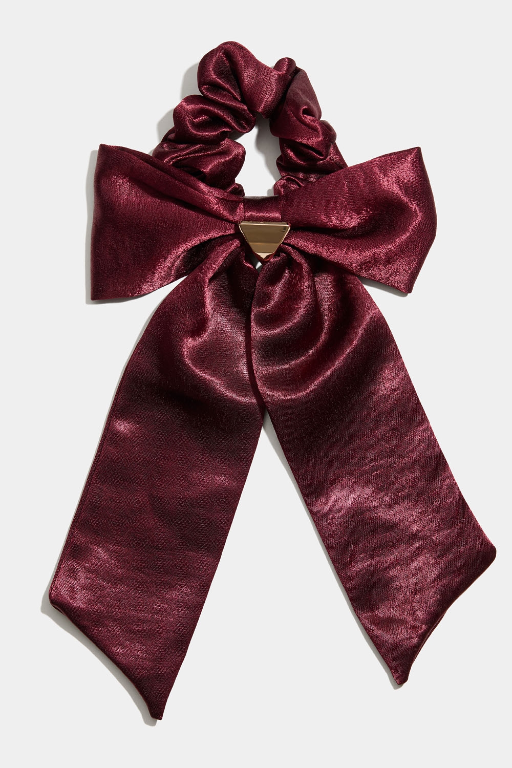 Scrunchie med vinrød sløyfe i gruppen Håraccessories / Scrunchies hos Glitter (332001376300)