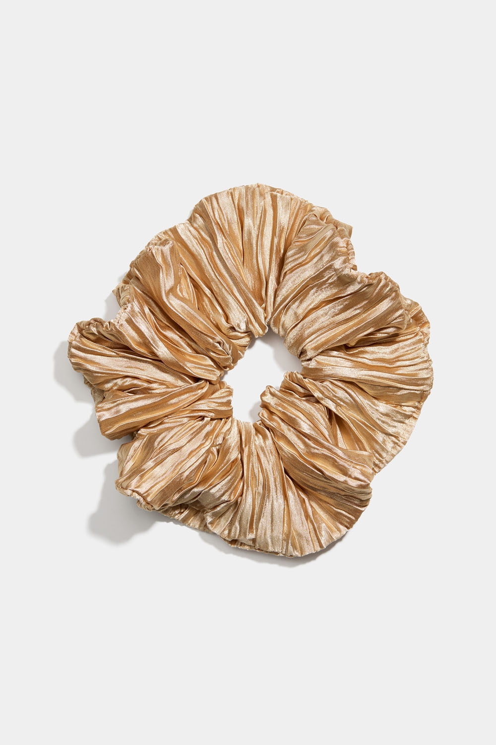 Beige, plissert scrunchie i gruppen Store week / hos Glitter (332001468300)