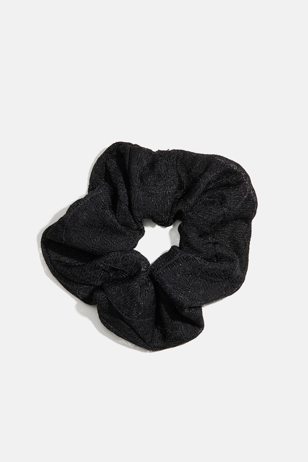 Sort scrunchie i mønstret nettingstoff i gruppen Store week / hos Glitter (332001559000)