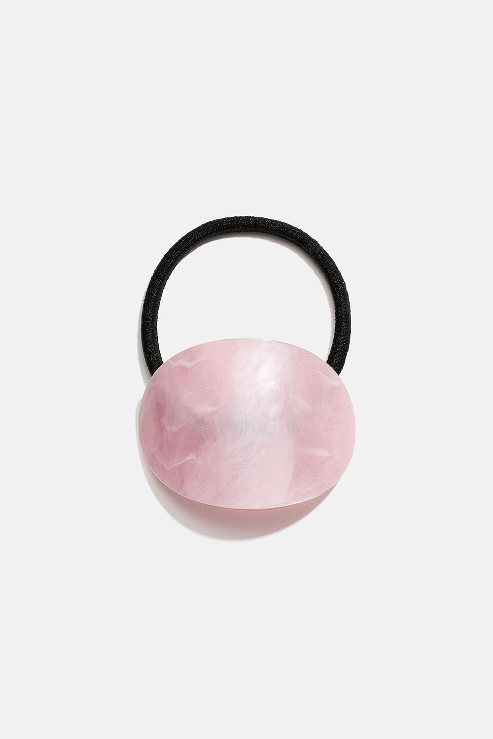 Hårbånd med rosamelert oval detalj i gruppen Håraccessories / Hårstrikker / Strikker med detaljer hos Glitter (334001525100)