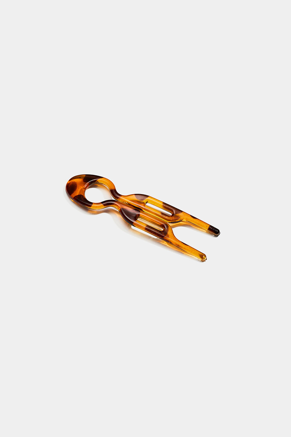 Liten brun fransk hårnål i plast i gruppen Håraccessories / Franske hårnåler hos Glitter (334001680700)
