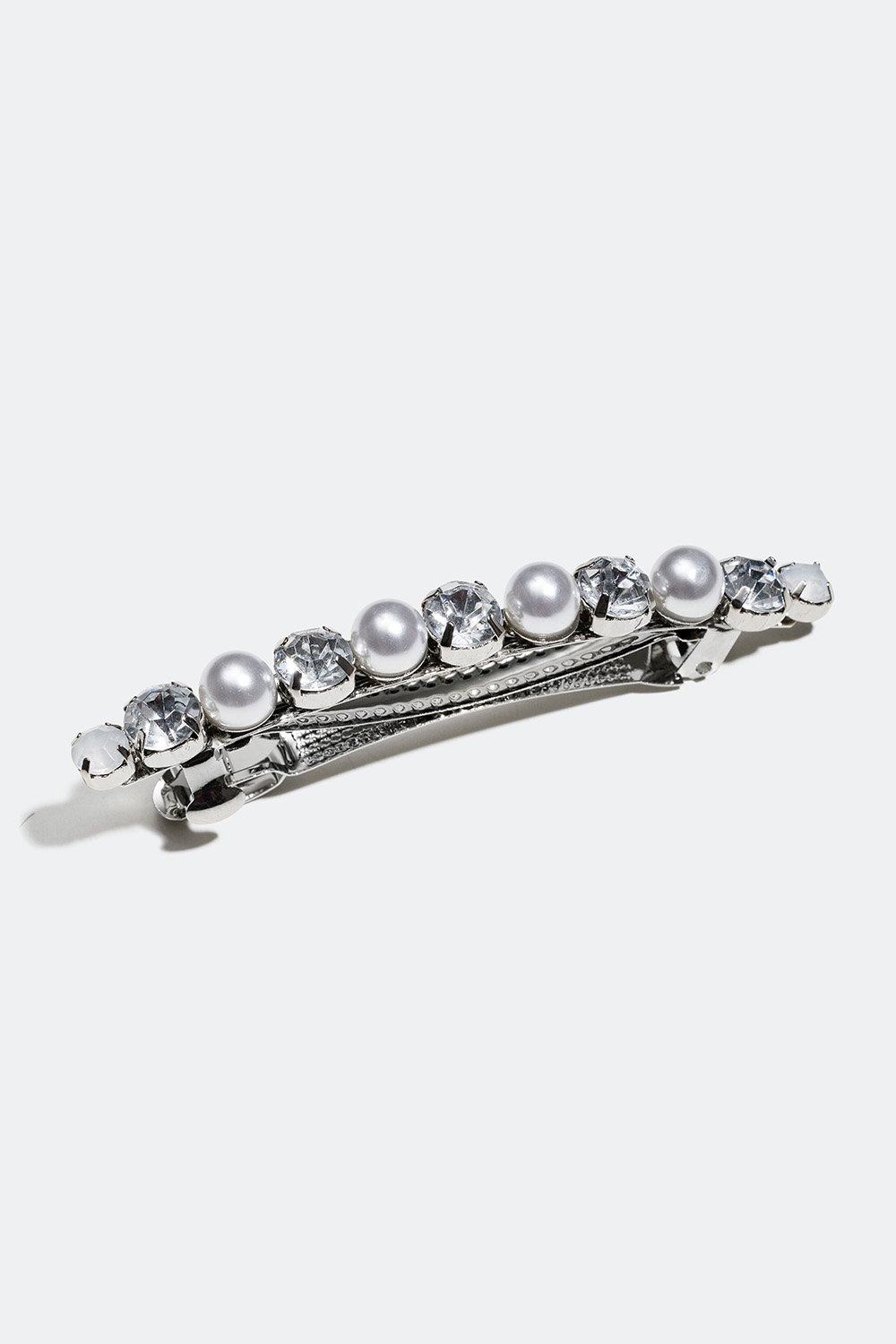 Hårspenne med perler og glassteiner i gruppen Håraccessories / Spenner & klemmer / Hårspenner hos Glitter (335000513400)
