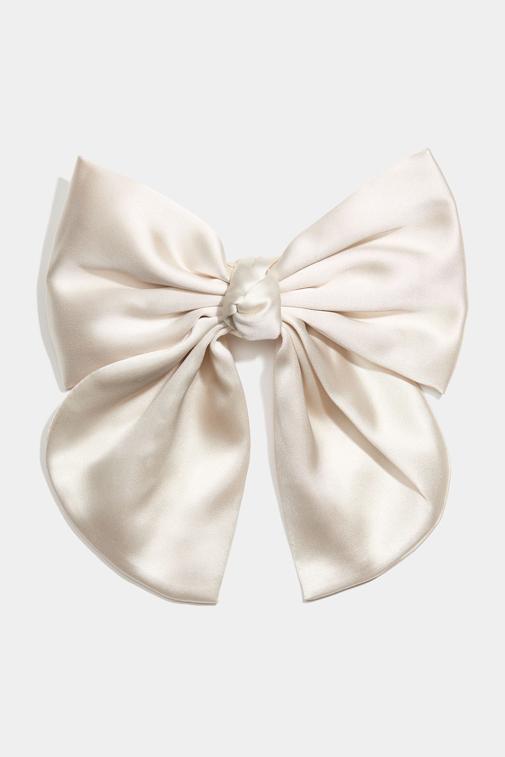 Hårspenne med beige sløyfe og knute i gruppen Håraccessories / Spenner & klemmer / Hårspenner hos Glitter (335001903100)