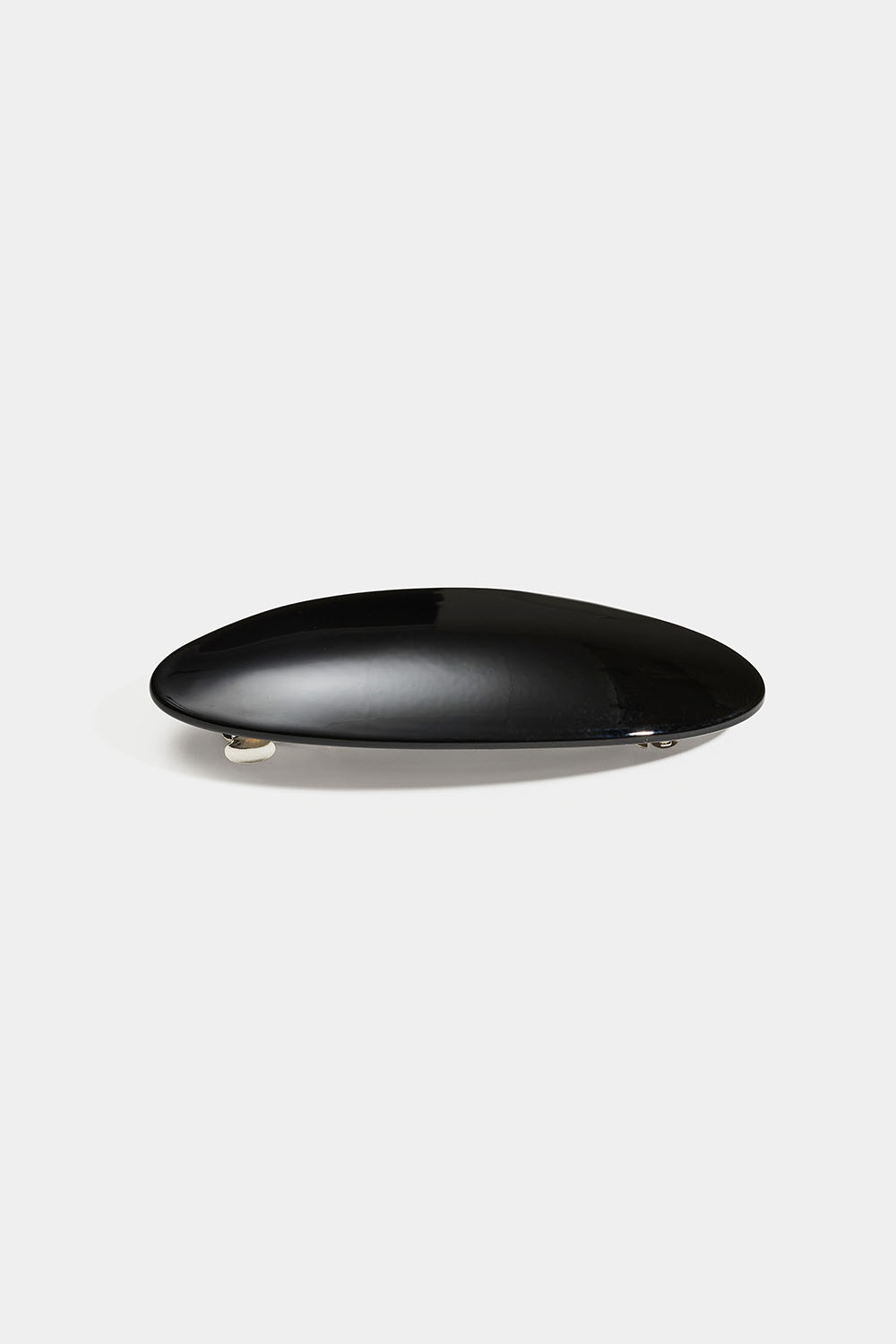 Hårspenne med oval detalj i svart i gruppen Håraccessories / Spenner & klemmer / Hårspenner hos Glitter (335002229000)