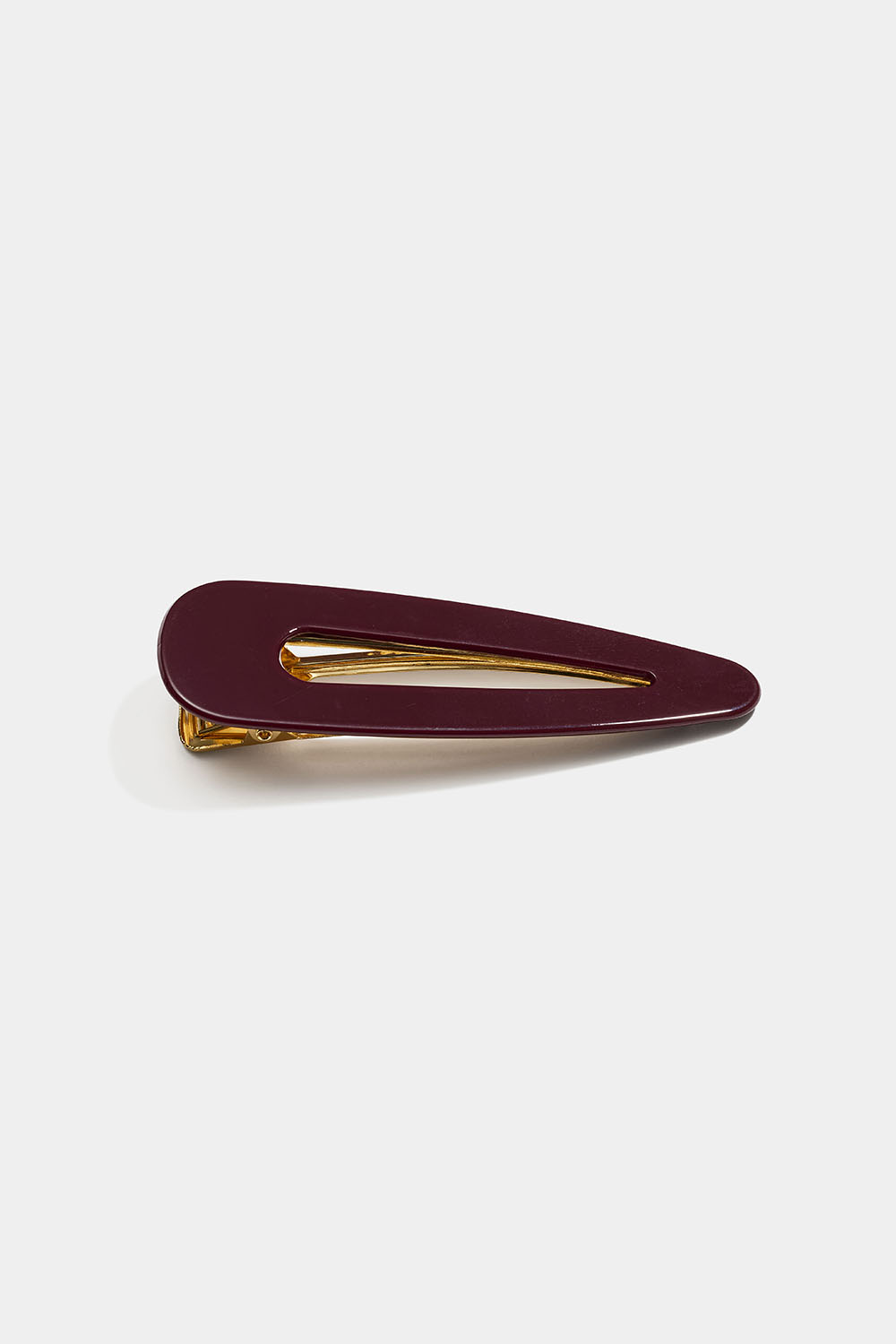 Stor vinrød hårspenne i gruppen Håraccessories / Spenner & klemmer / Hårspenner hos Glitter (335002236300)