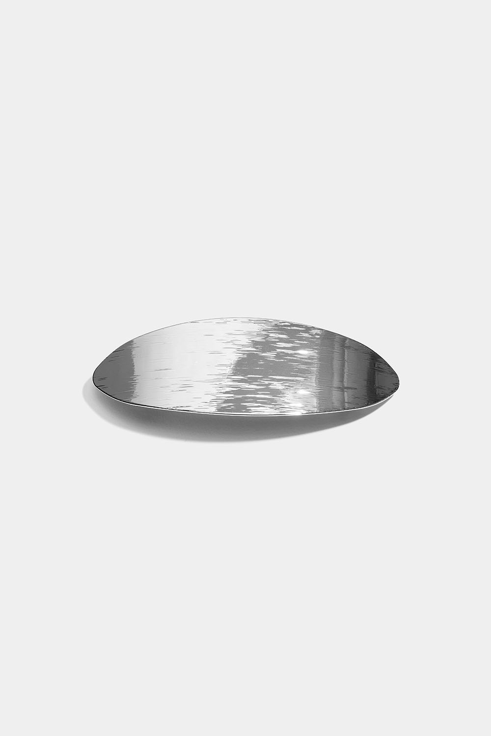 Oval hårspenne med børstet overflate i gruppen Håraccessories / Spenner & klemmer / Hårspenner hos Glitter (335002301000)