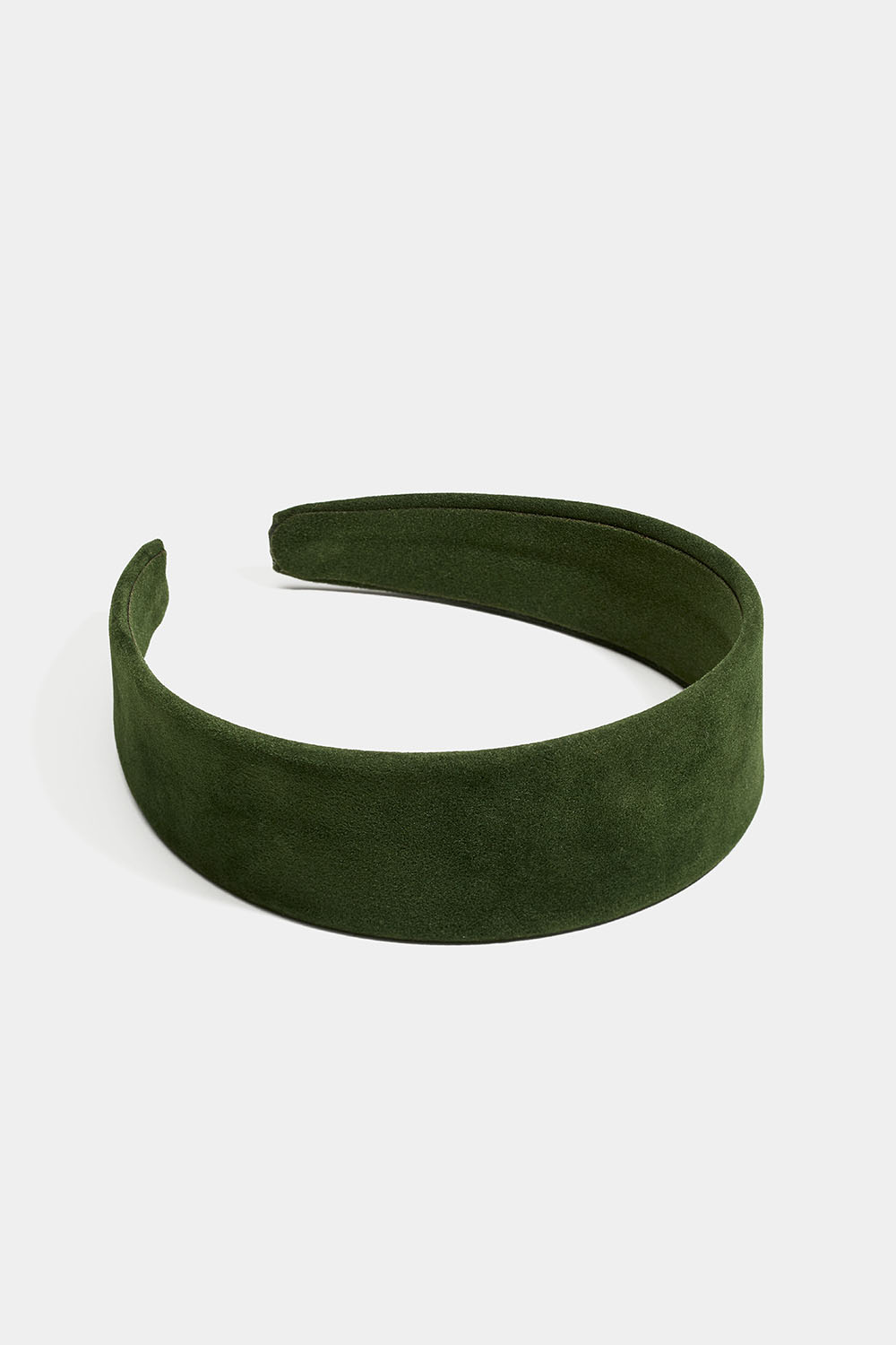Bredt diadem i grønn imitert fløyel i gruppen Håraccessories / Hårbøyler / Brede hos Glitter (336001647700)