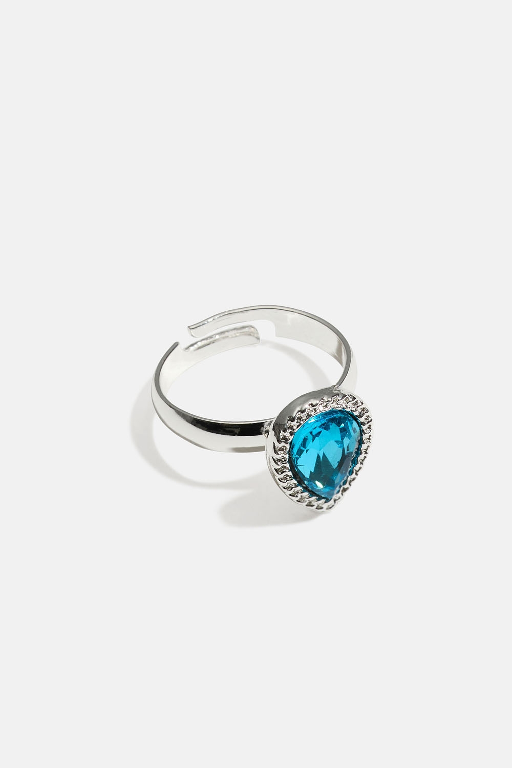 Justerbar ring med dråpeformet sten i gruppen Barn / Barnesmykker / Barneringer hos Glitter (402000277000)