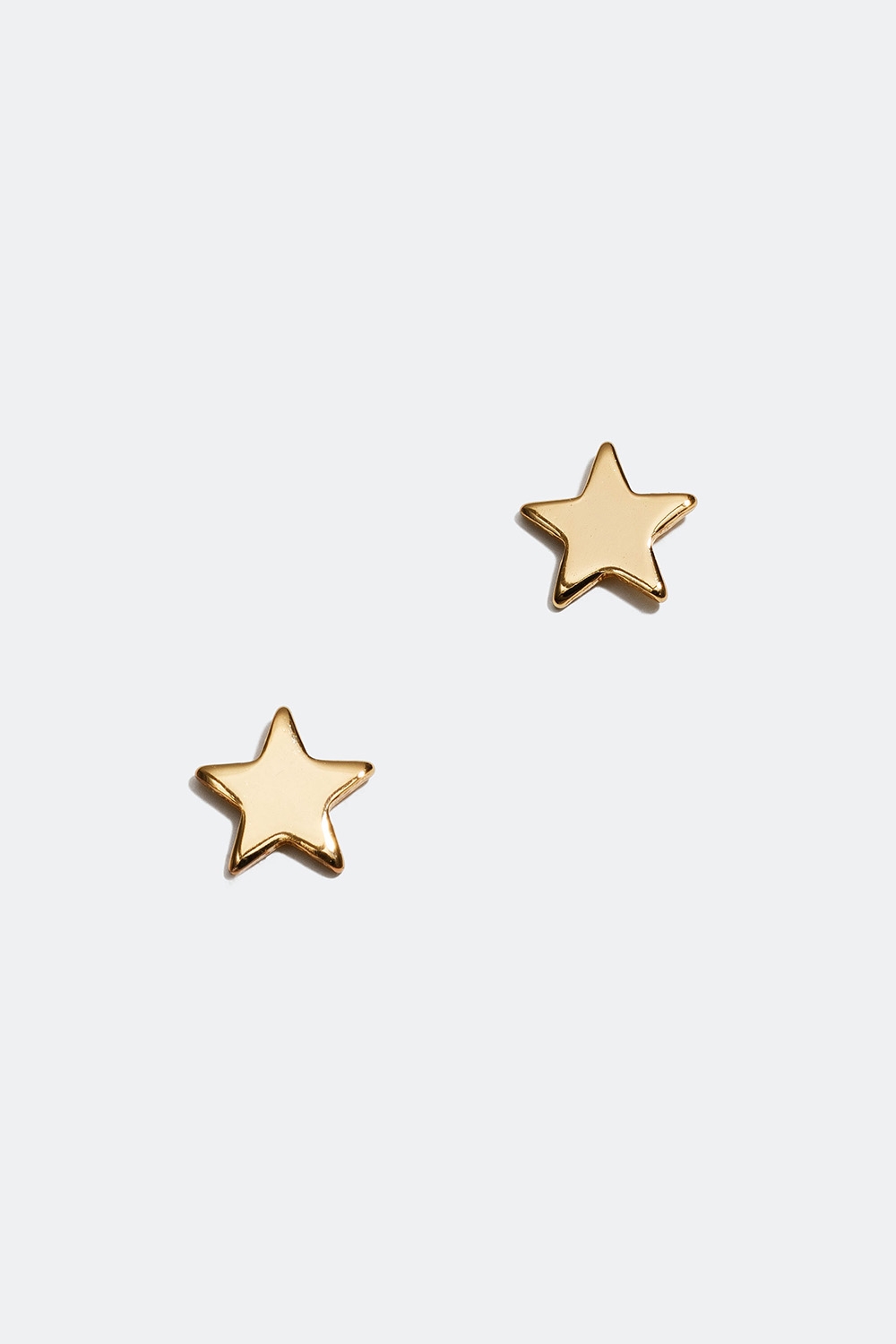 Små øredobber med stjerner forgylt med 18k gull i gruppen Barn / Barnesmykker / Barneøredobber hos Glitter (405000062002)