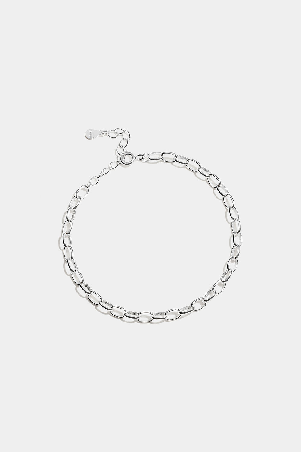 Armbånd med kjede i ekte sølv i gruppen Ekte sølv / Sølvarmbånd / Tynne hos Glitter (551001041001)