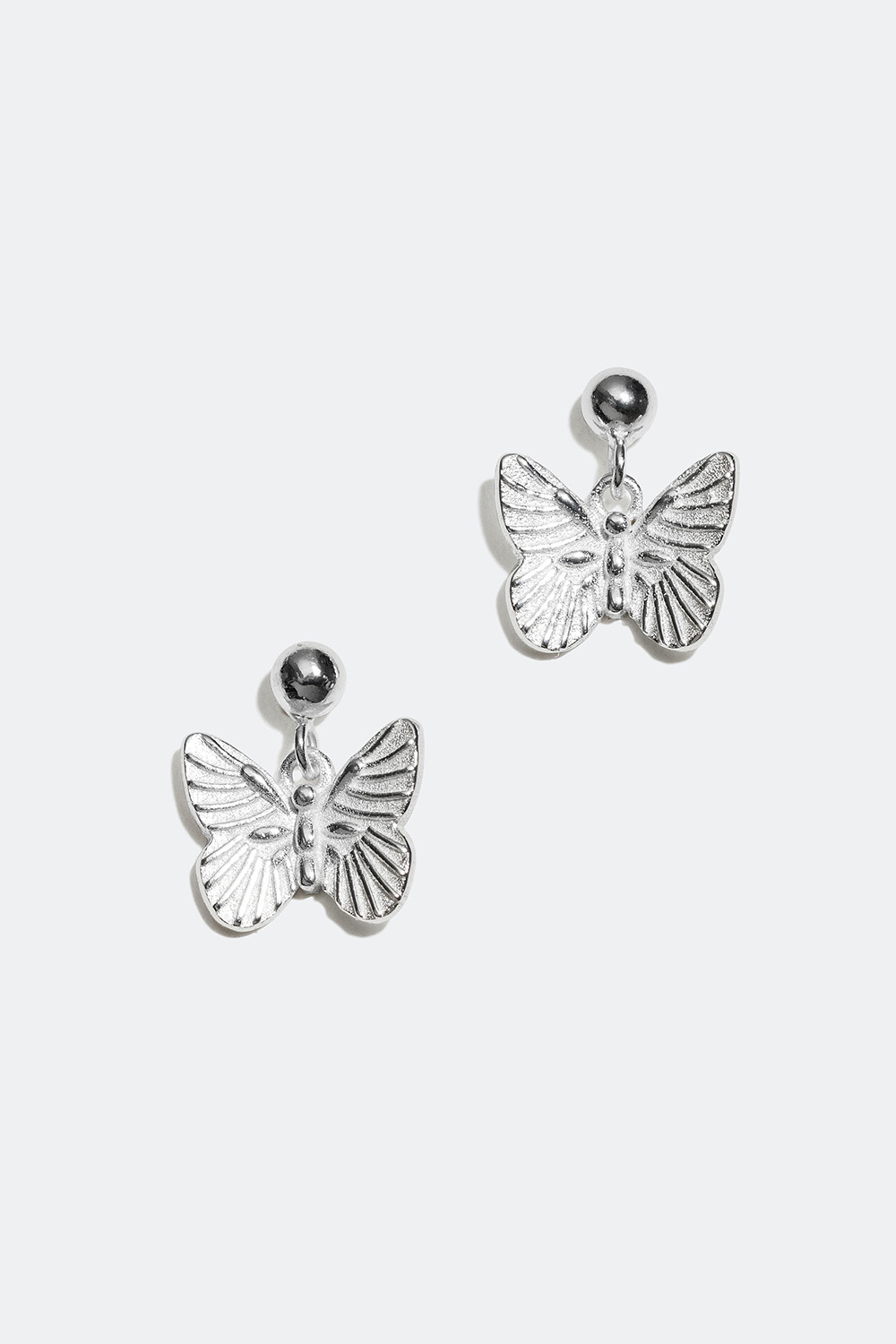 Øredobber i ekte sølv med sommerfugler i gruppen Ekte sølv / Sølvøredobber hos Glitter (553002171001)