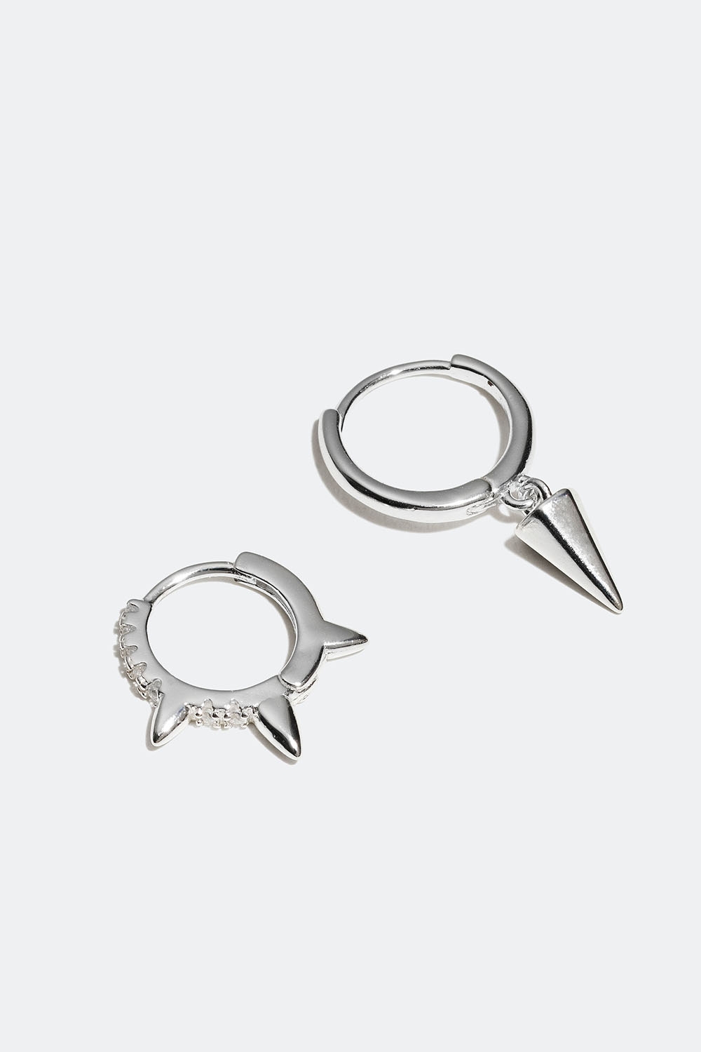 Miks av øreringer i ekte sølv med nagler i gruppen Ekte sølv / Sølvøredobber / Øreringer i ekte sølv hos Glitter (553002441001)