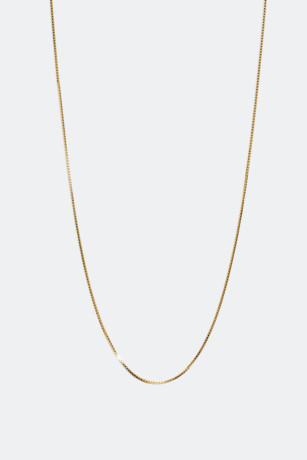 Venetiansk halskjede forgylt med 18 karat gull, 55 cm i gruppen 18 K Gullbelagt sølv / Halskjeder i 18 K gull hos Glitter (554000372060)