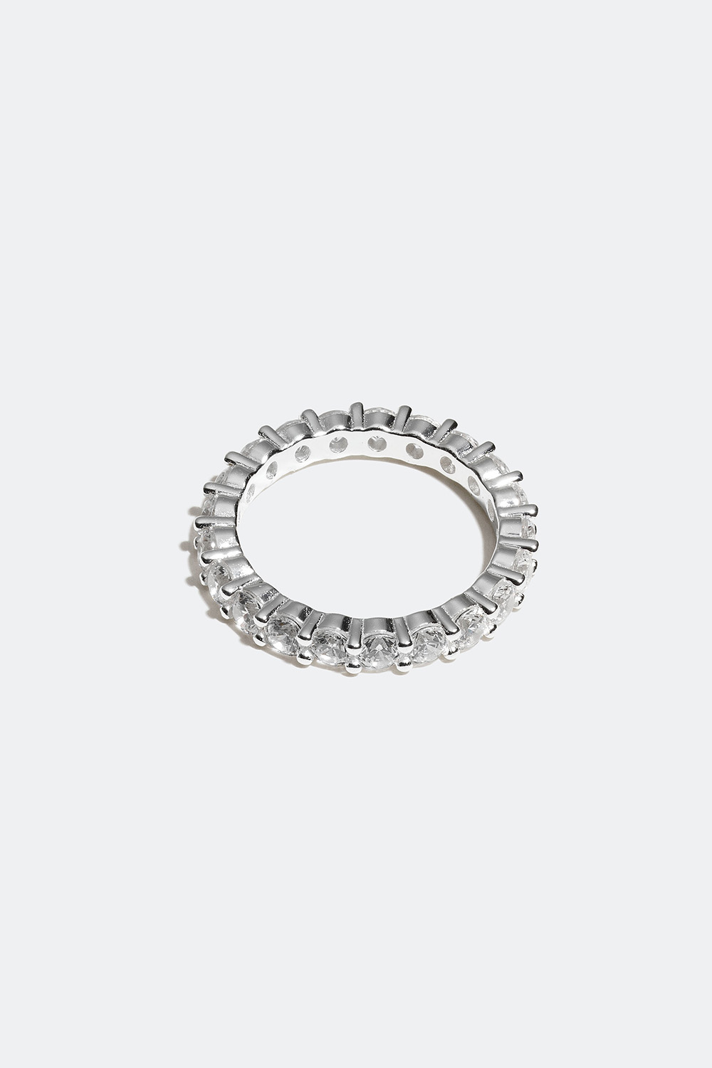 Ring i ekte sølv med Cubic Zirconia-steiner i gruppen Ekte sølv / Sølvringer / Sølv hos Glitter (55600039)