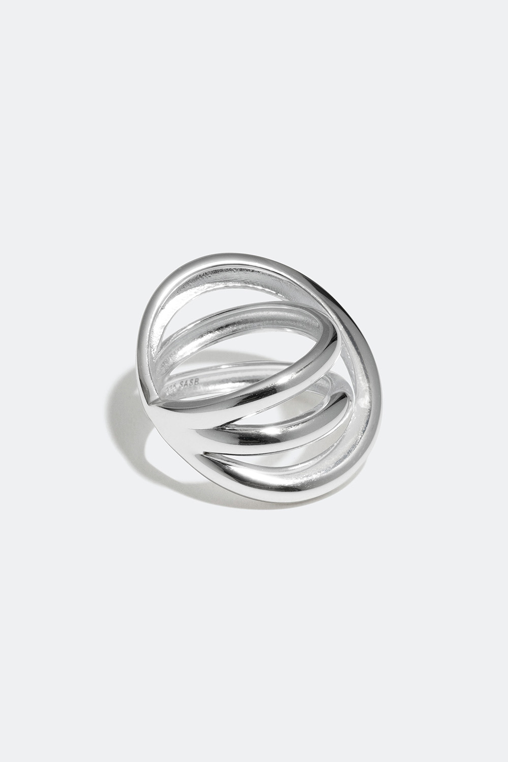 Ring med tre ringer i ekte sølv i gruppen Ekte sølv / Sølvringer / Sølv hos Glitter (55600047)