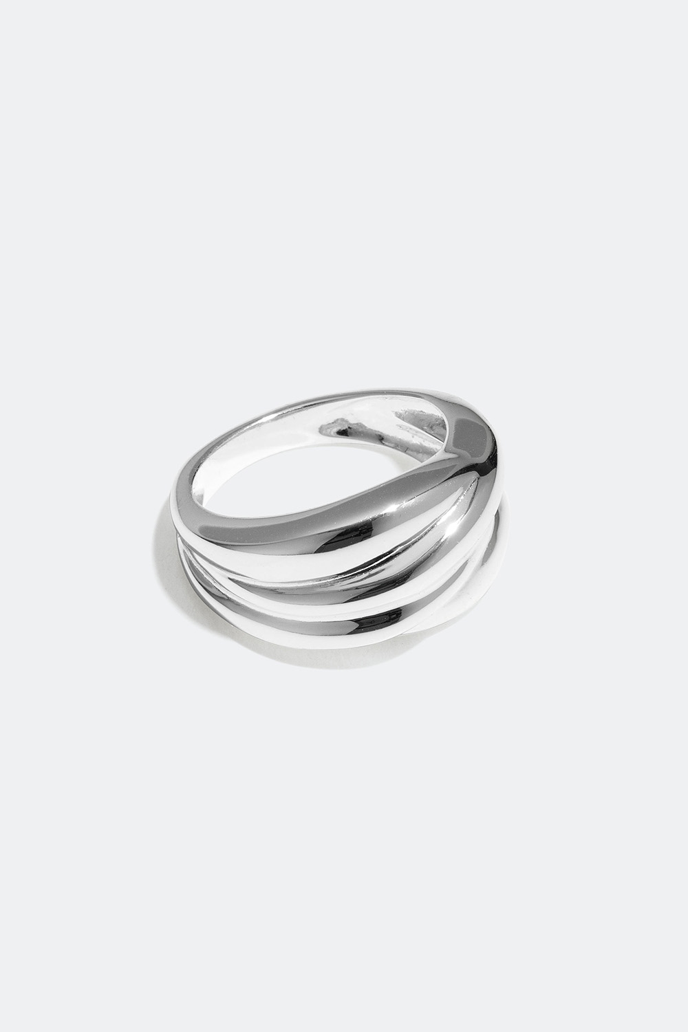 Bred ring i ekte sølv i gruppen Smykker / Ringer / Brede hos Glitter (55600048)