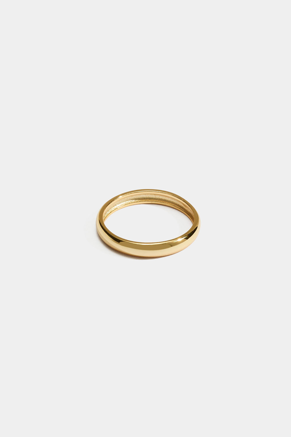 Ring i ekte sølv belagt med 18 karat gull, med blank overflate i gruppen Store week / hos Glitter (5560009020)