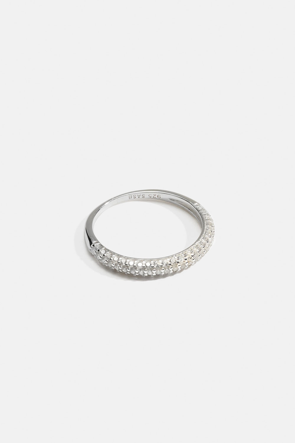 Rund ring i ekte sølv med Cubic Zirconia i gruppen Store week / hos Glitter (5560009510)