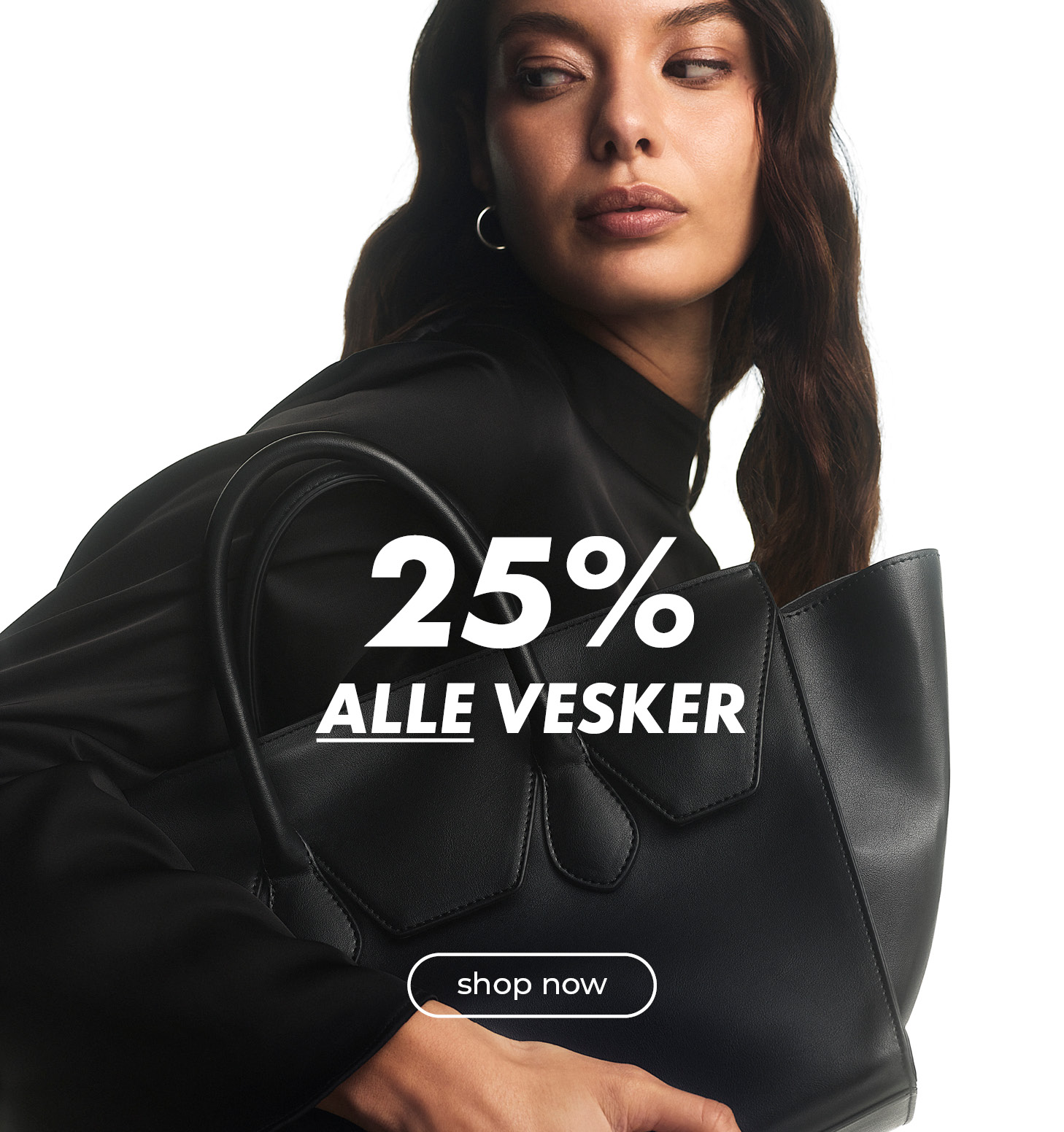 25% alle vesker - shop now